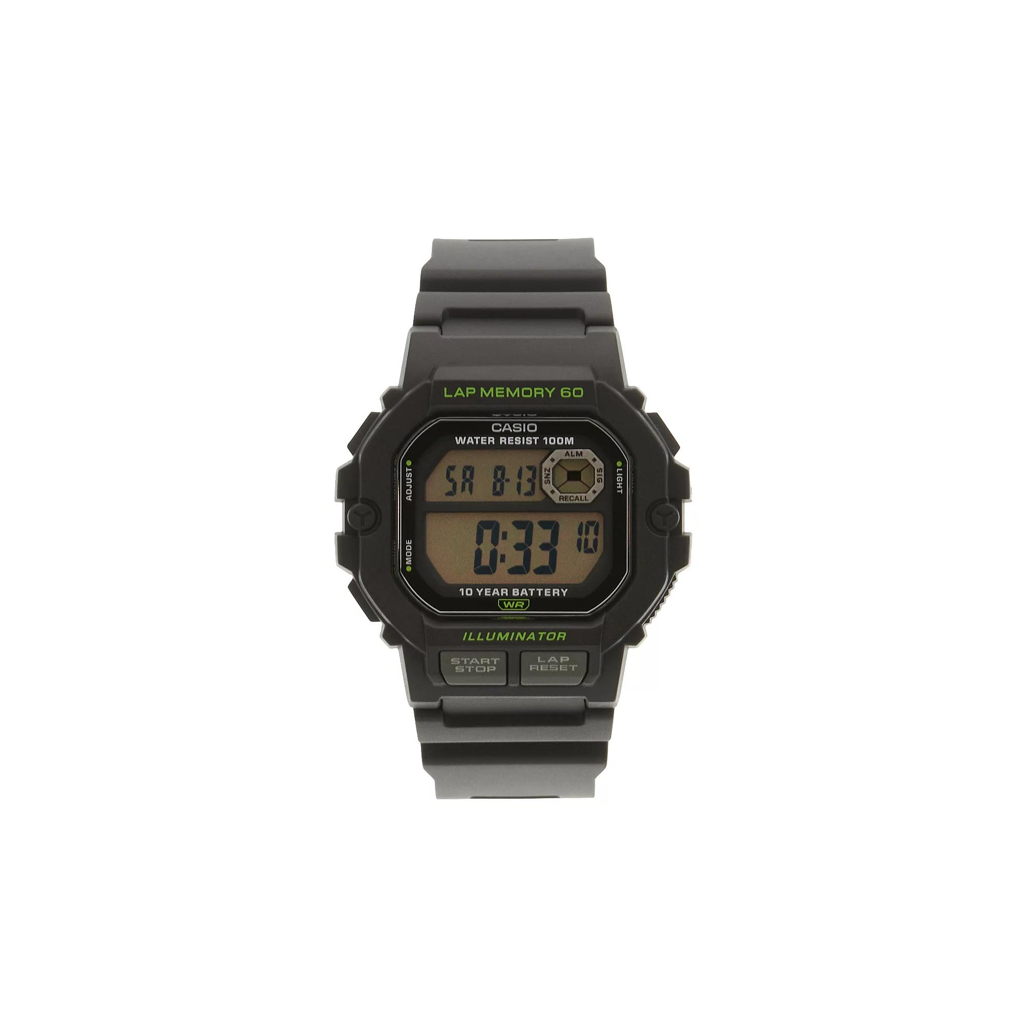 Casio Sports Gear Digital Runner's Watch - WS1400H-1AV, Women's, Size: Large, Black Product Image