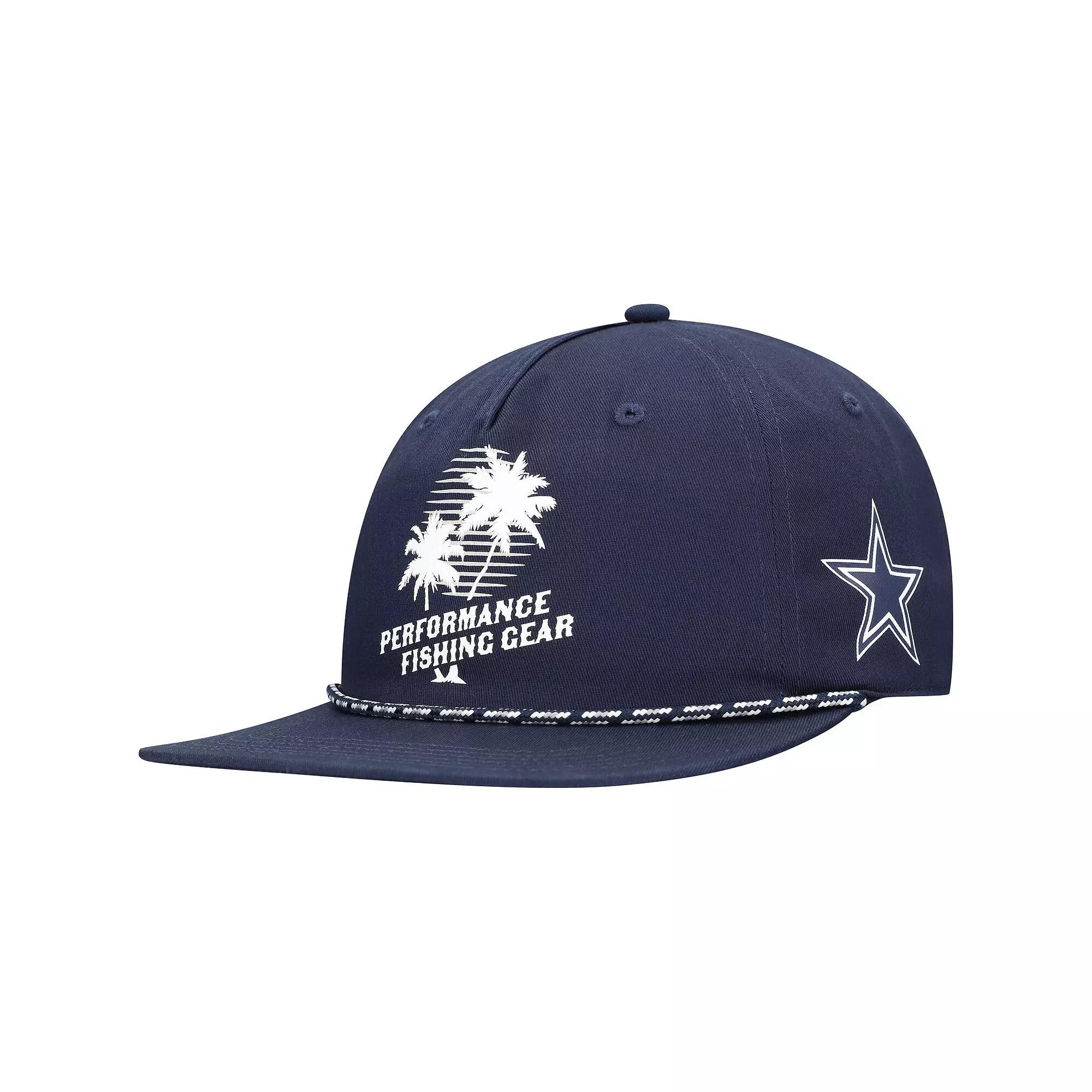 Men's Columbia Navy Dallas Cowboys PHG Back Tack Adjustable Hat, Blue Product Image