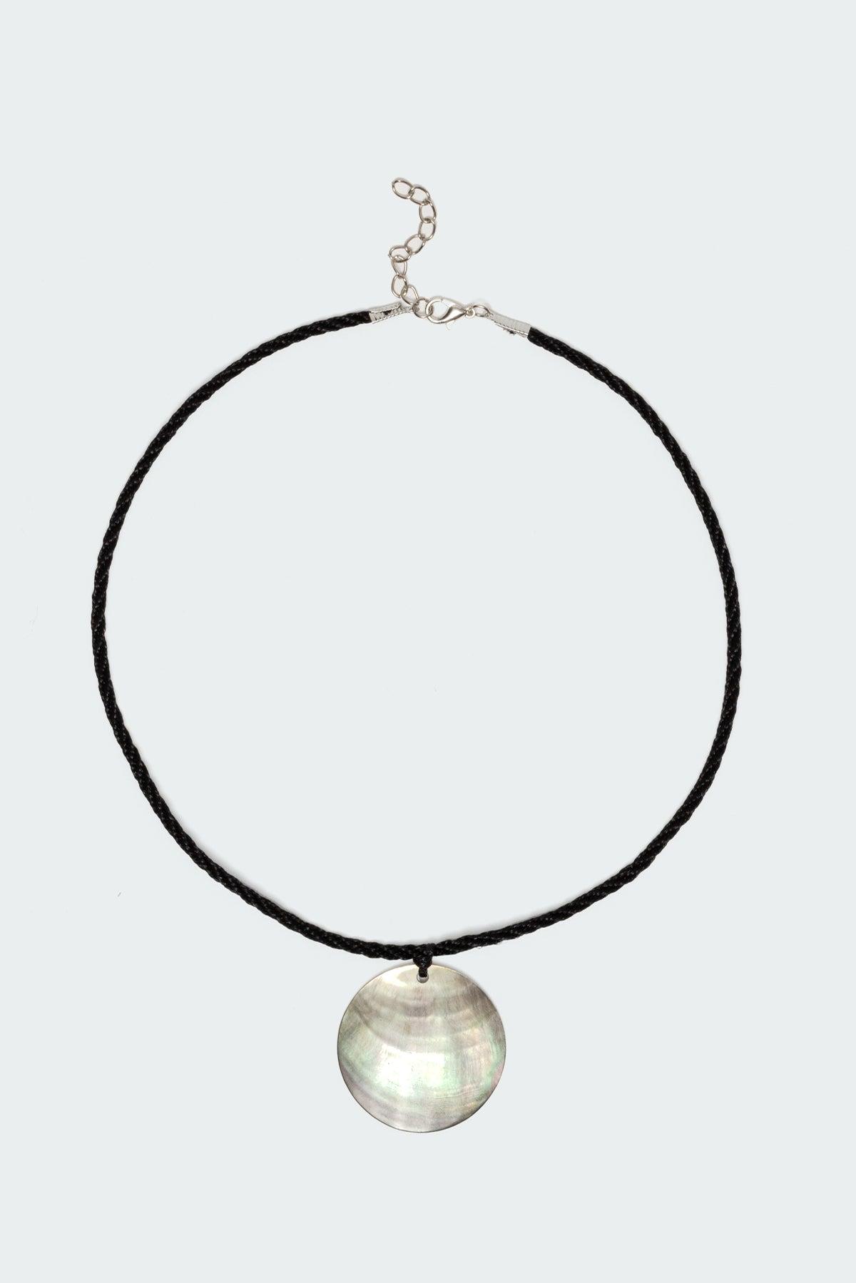 Twisted Cord Pendant Necklace Product Image