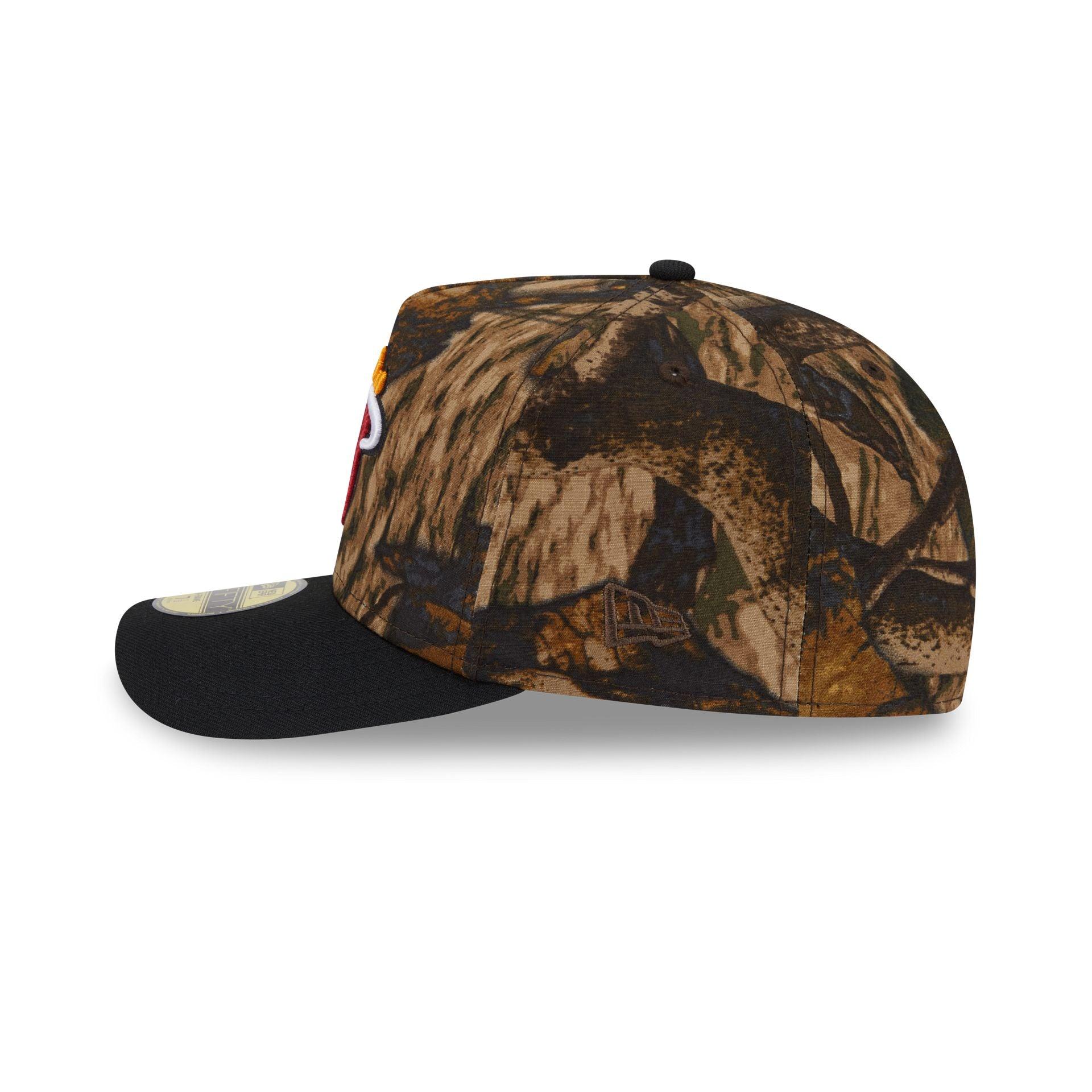 Miami Heat Ripstop Camo 59FIFTY A-Frame Fitted Hat Male Product Image
