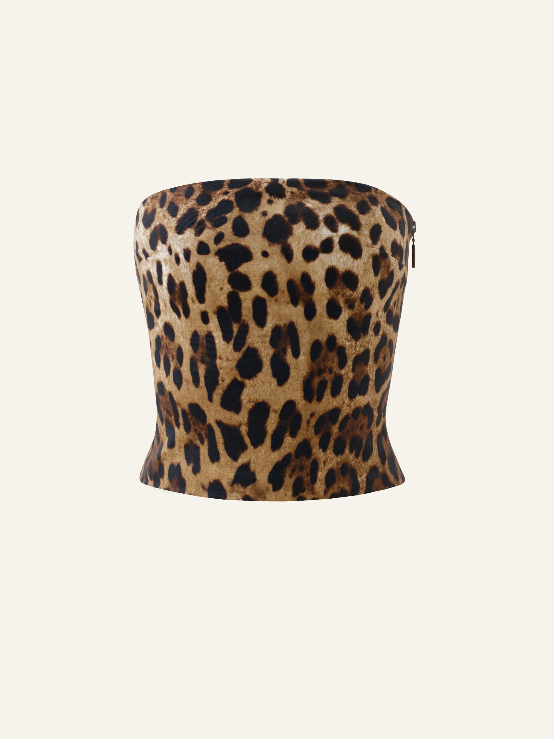 Bundle: Killa bandeau in Leopard + Killa pants in Leopard Product Image