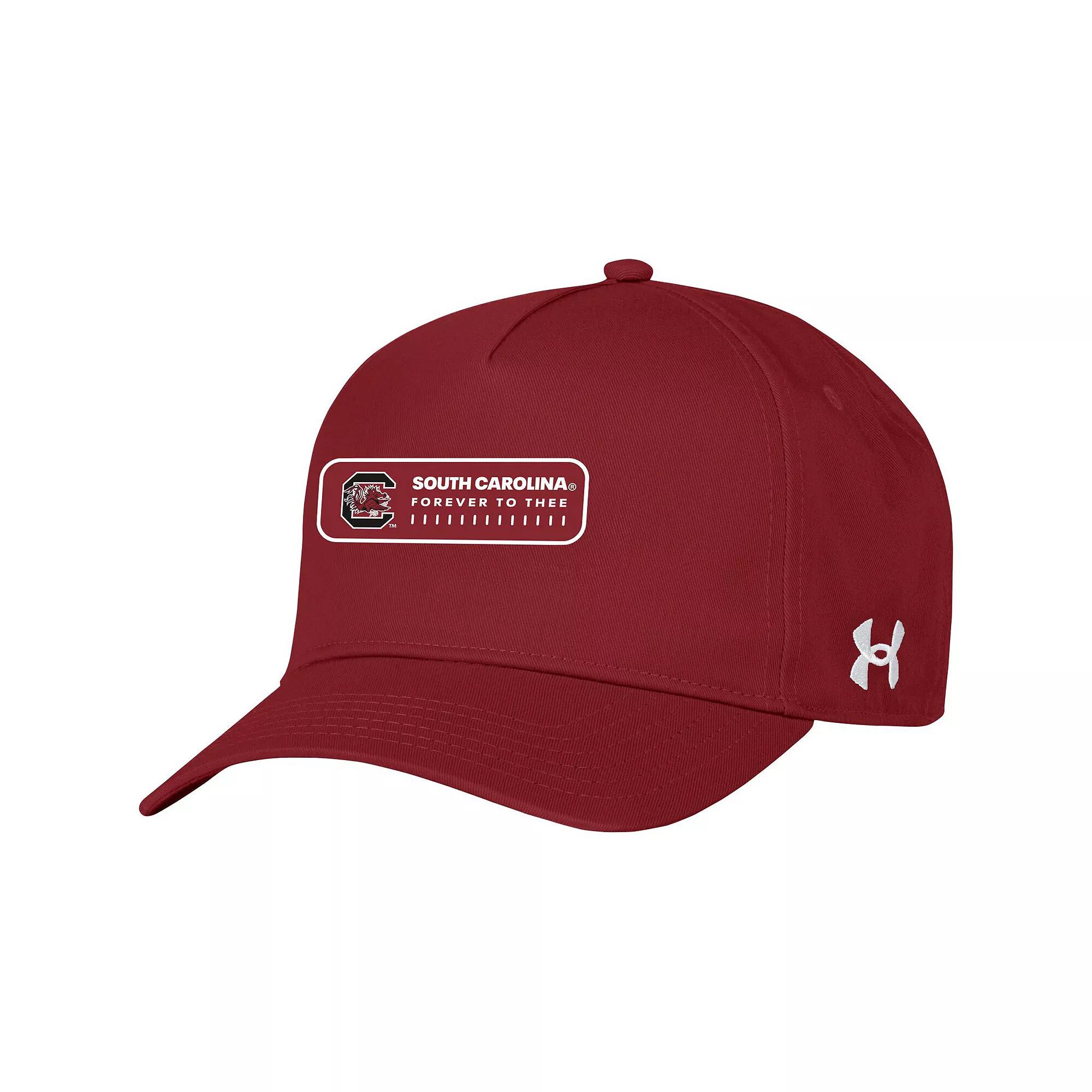 Men's Under Armour Garnet South Carolina Gamecocks 2023 Sideline Adjustable Hat, Red Product Image
