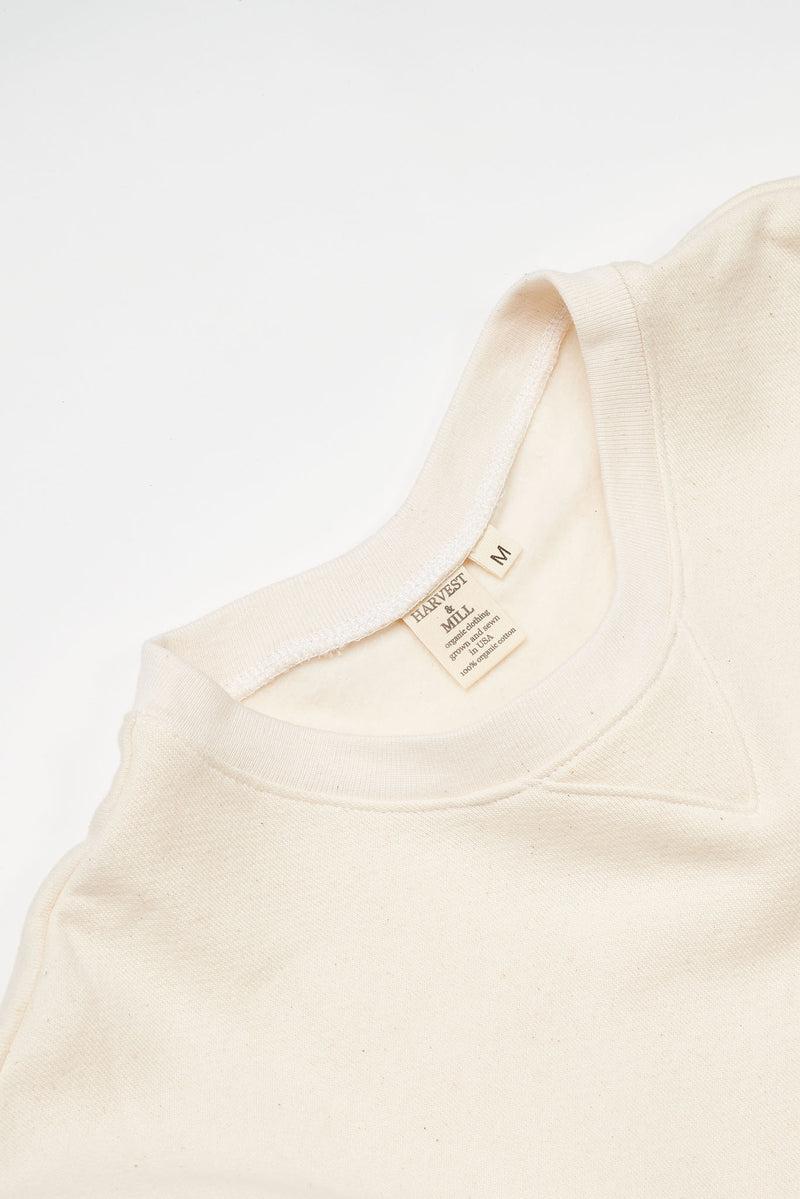 Women's Organic Heavyweight Crew Sweatshirt in Natural Product Image