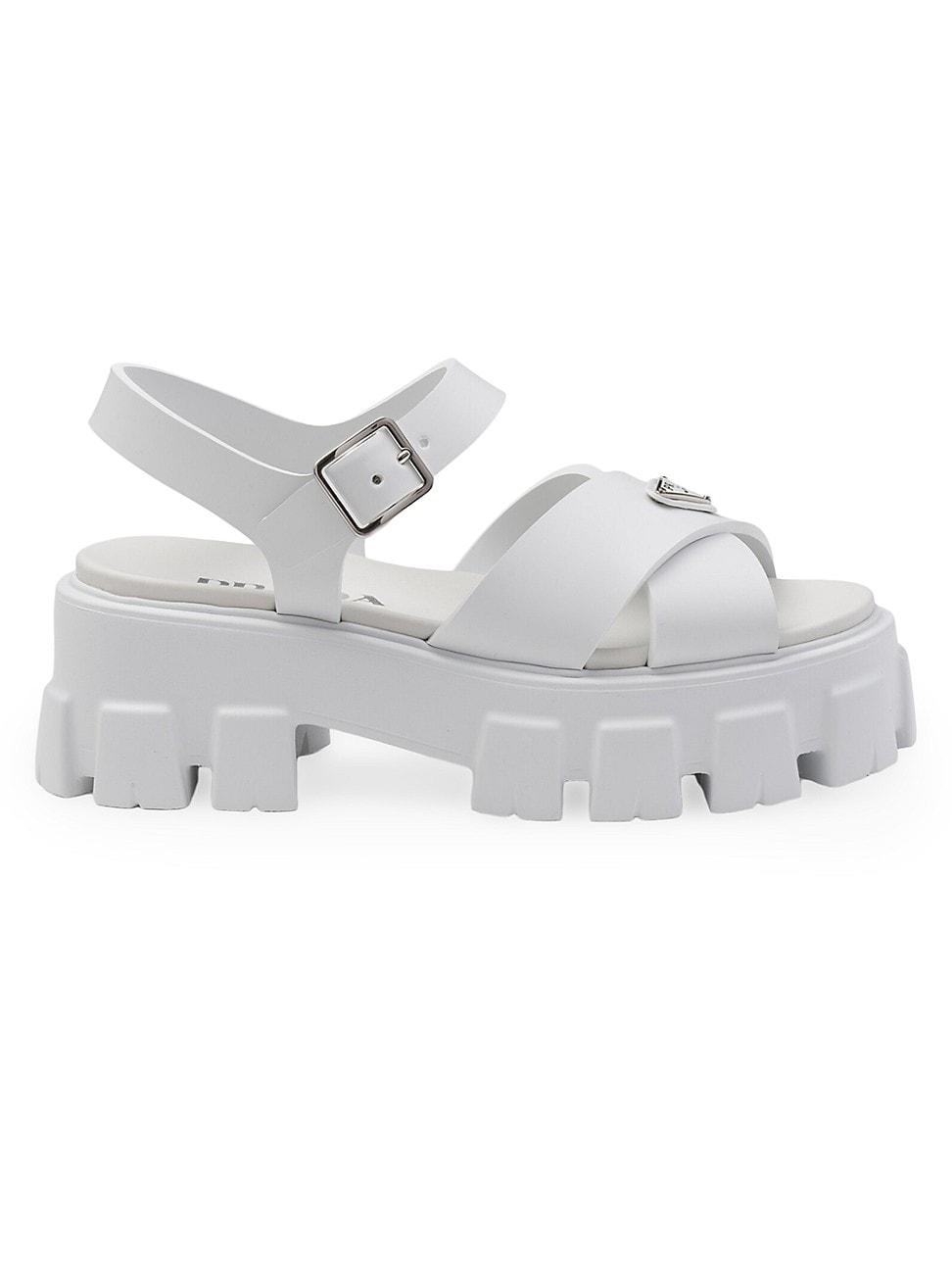 Monolith Crisscross Ankle-Strap Chunky Sandals Product Image