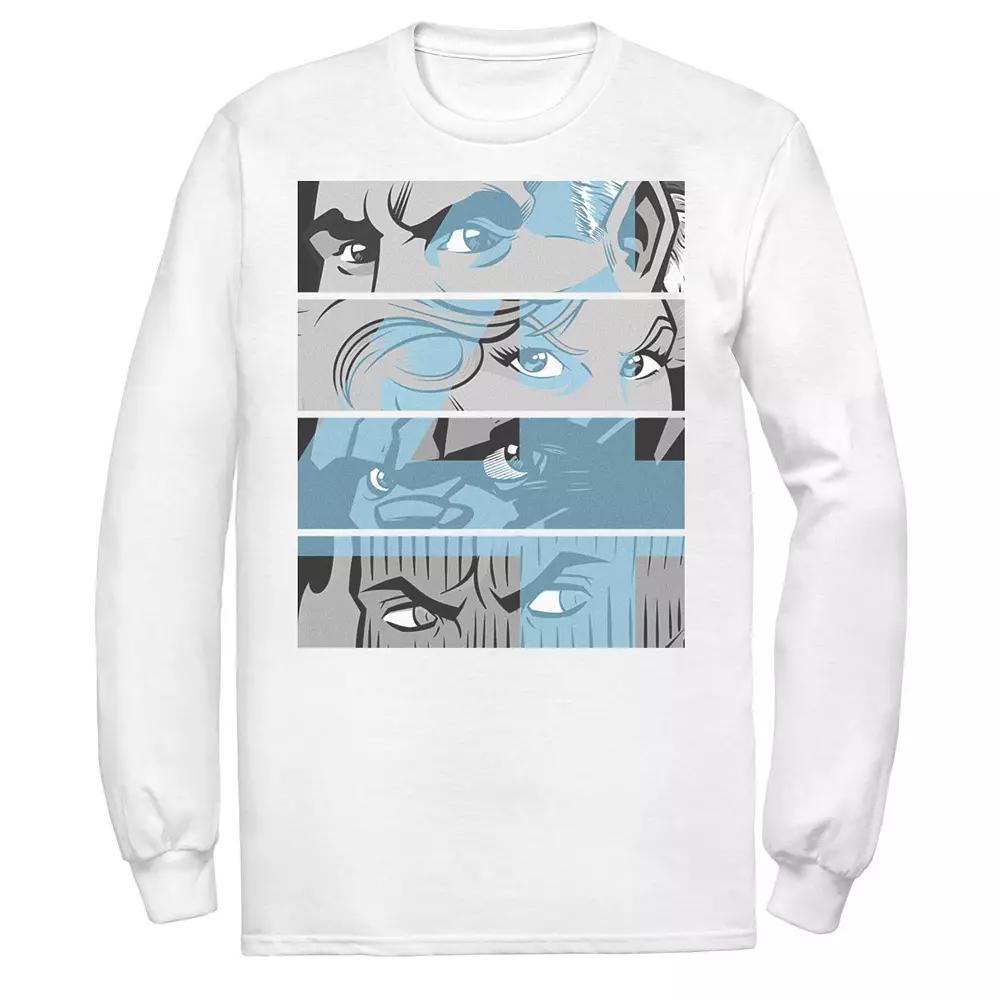 Men's Marvel Fantastic Four Group Shot Eyes Panel Tee,  Product Image