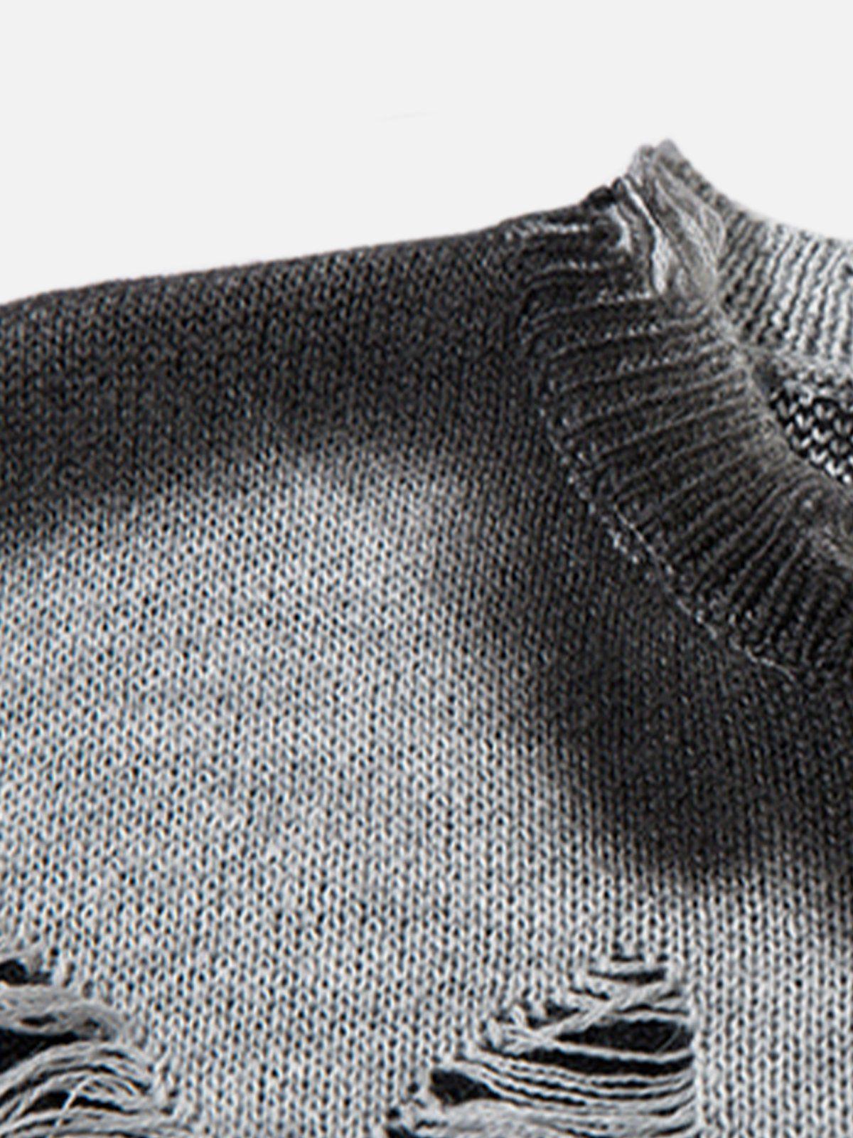 Aelfric Eden Butterfly Distressed Washed Sweater Product Image