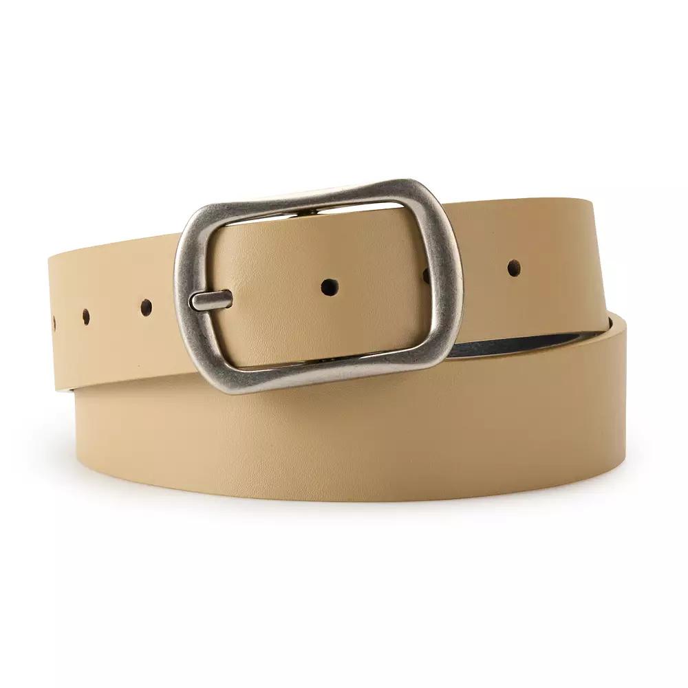 Women's Sonoma Goods For Life® Reversible Center Bar Belt, Size: Large Product Image
