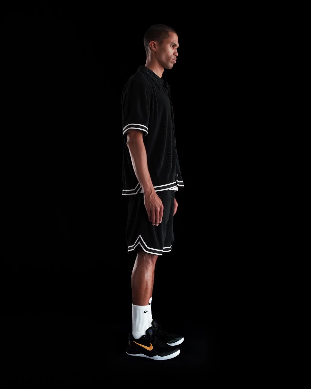 Kobe Men's Pleated Short-Sleeve Basketball Top Product Image
