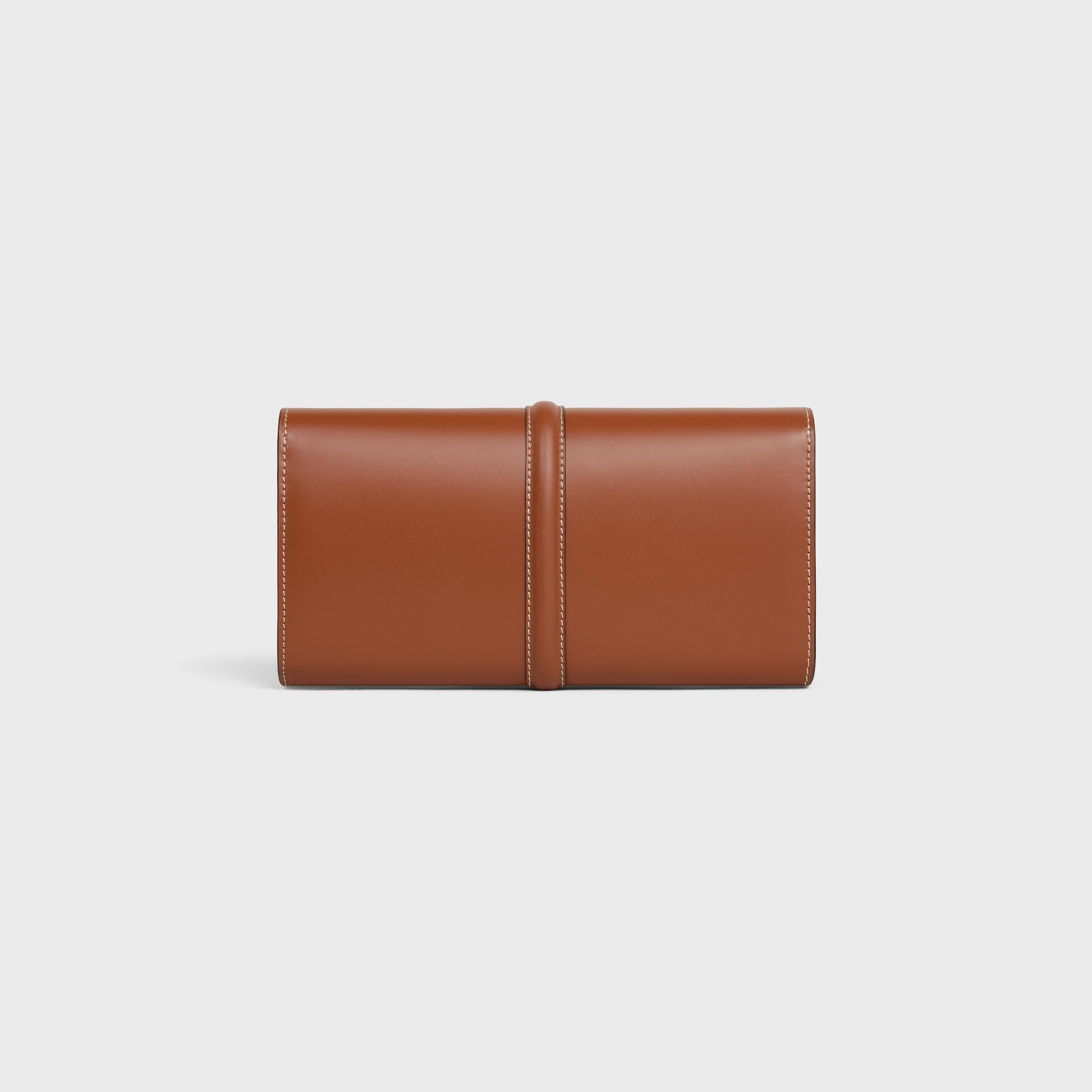 LARGE WALLET 16 IN SATINATED CALFSKIN Product Image