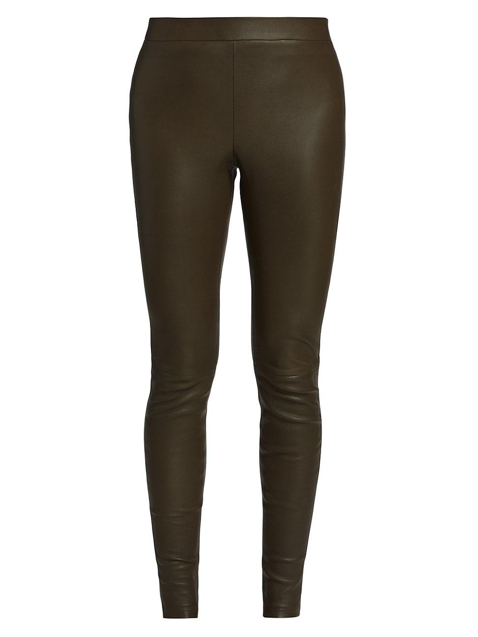 Womens Adbelle Leather Leggings Product Image