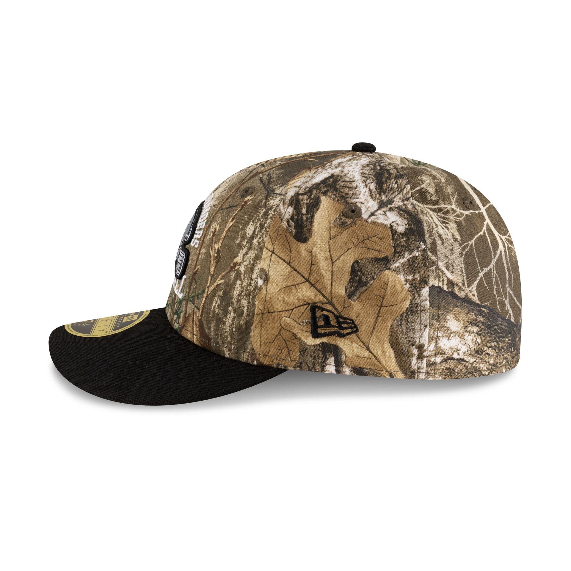 Just Caps Realtree Las Vegas Raiders Low Profile 59FIFTY Fitted Hat Male Product Image