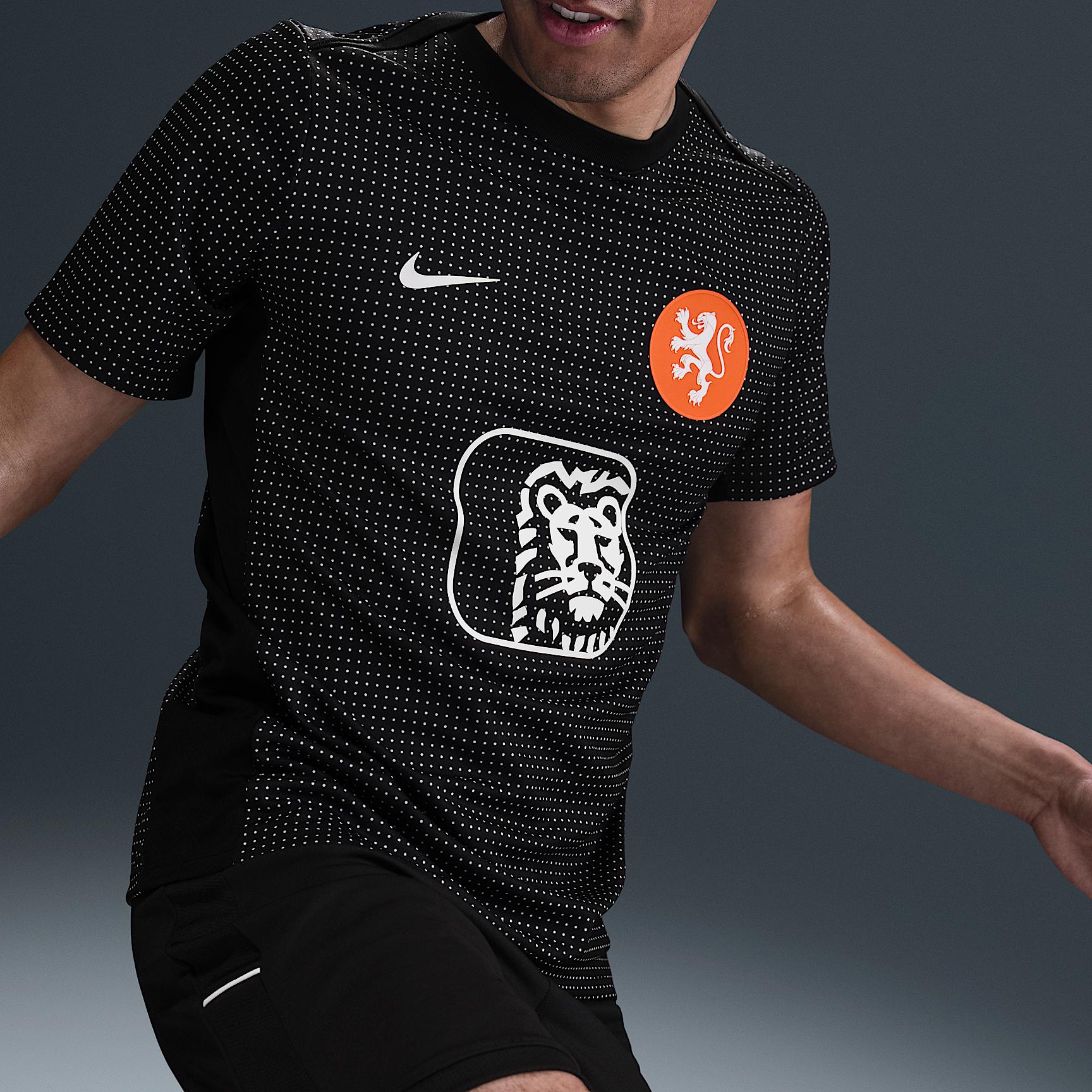 Netherlands Academy Pro Nike Men's Dri-FIT Soccer Pre-Match Short-Sleeve Top Product Image