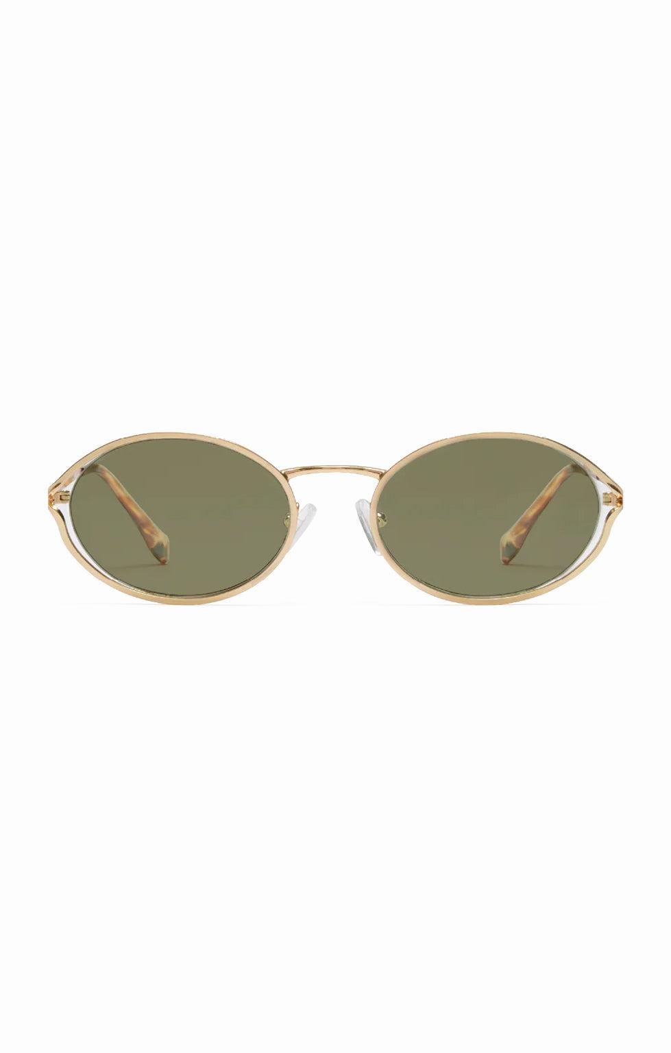 Banbé Eyewear The Sampaio Sunglasses ~ Gold/Olive Product Image