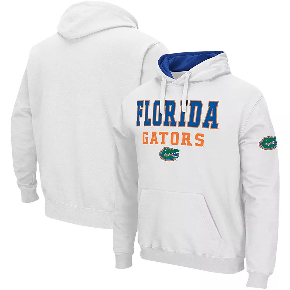 Men's Colosseum White Florida Gators Sunrise Pullover Hoodie,  Product Image