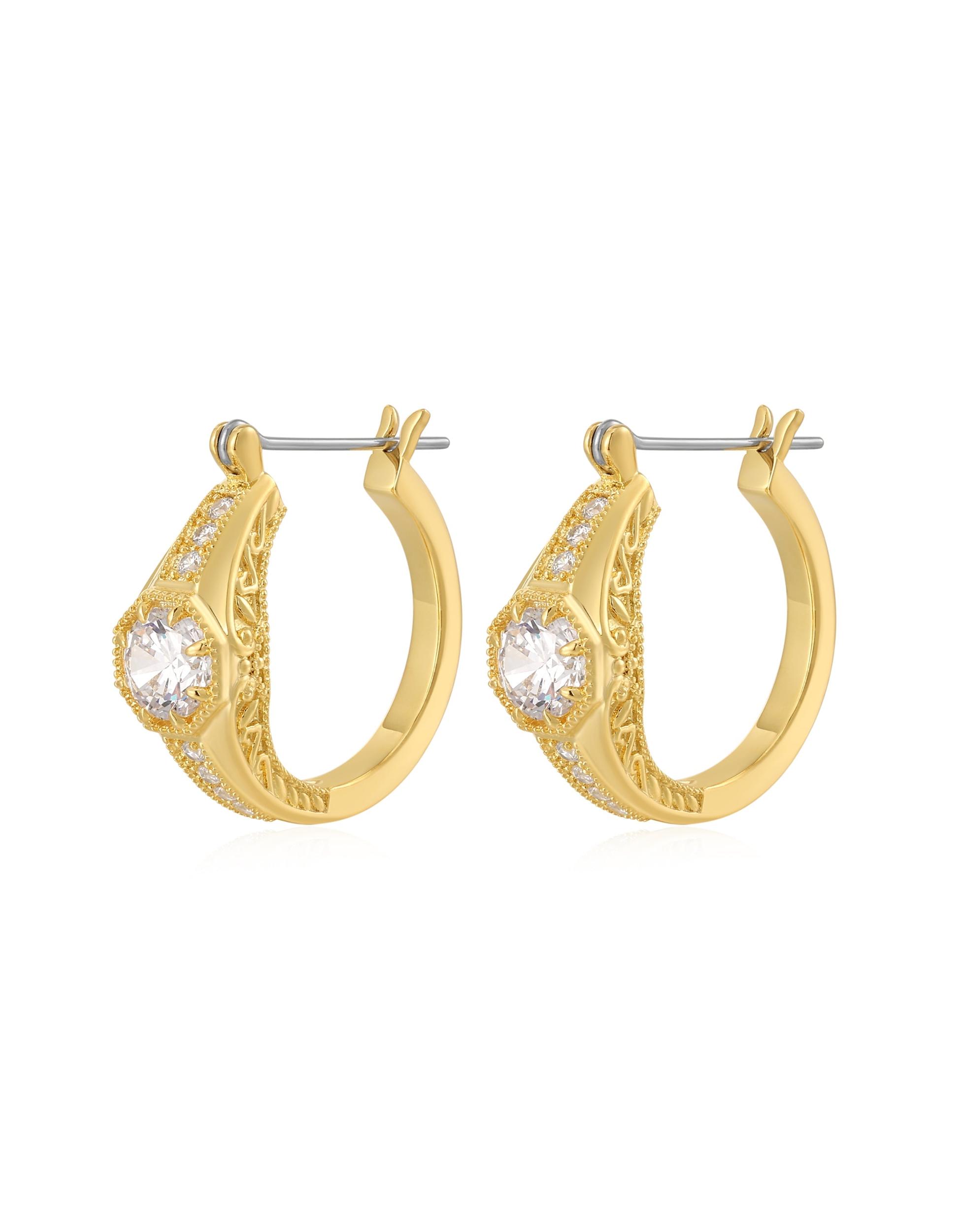 LUV AJ x FL&L Vintage Engagement Hoop Earrings Product Image