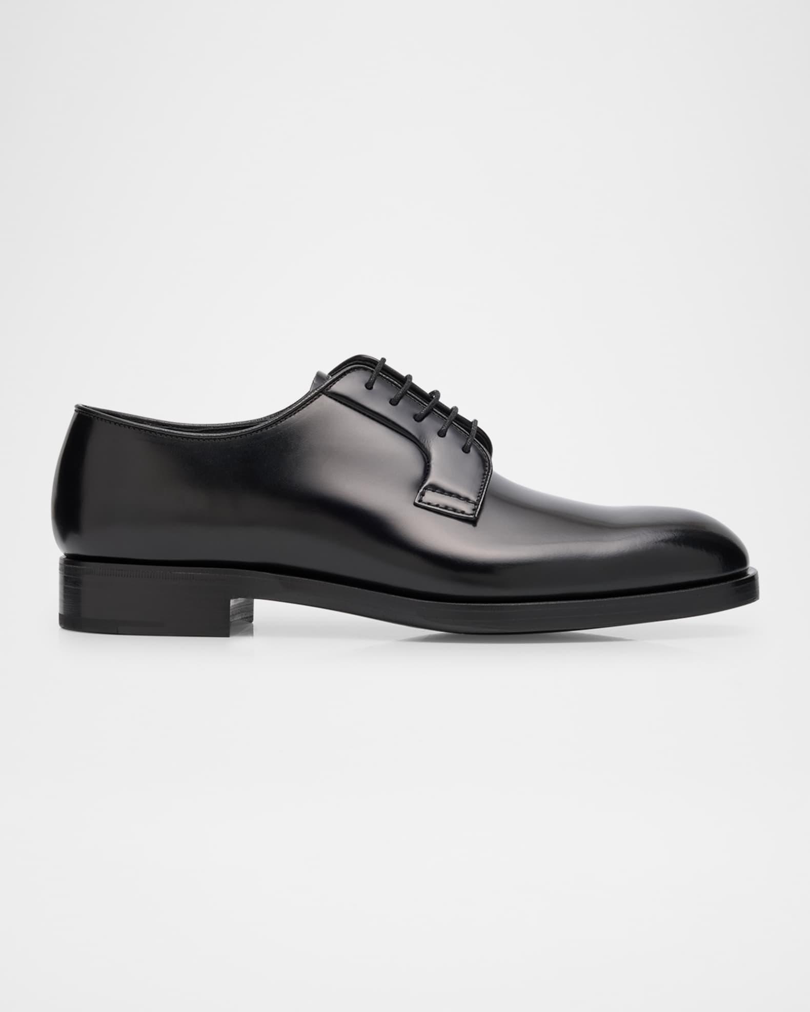 Men's Brushed Leather Derby Shoes Product Image