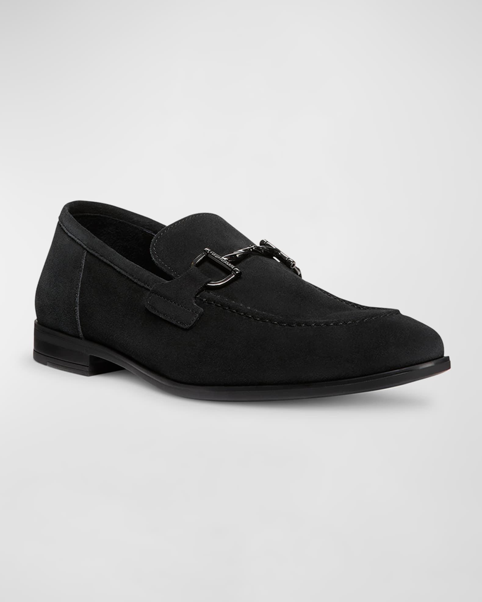 Mens Simon Twistbit Suede Loafers Product Image