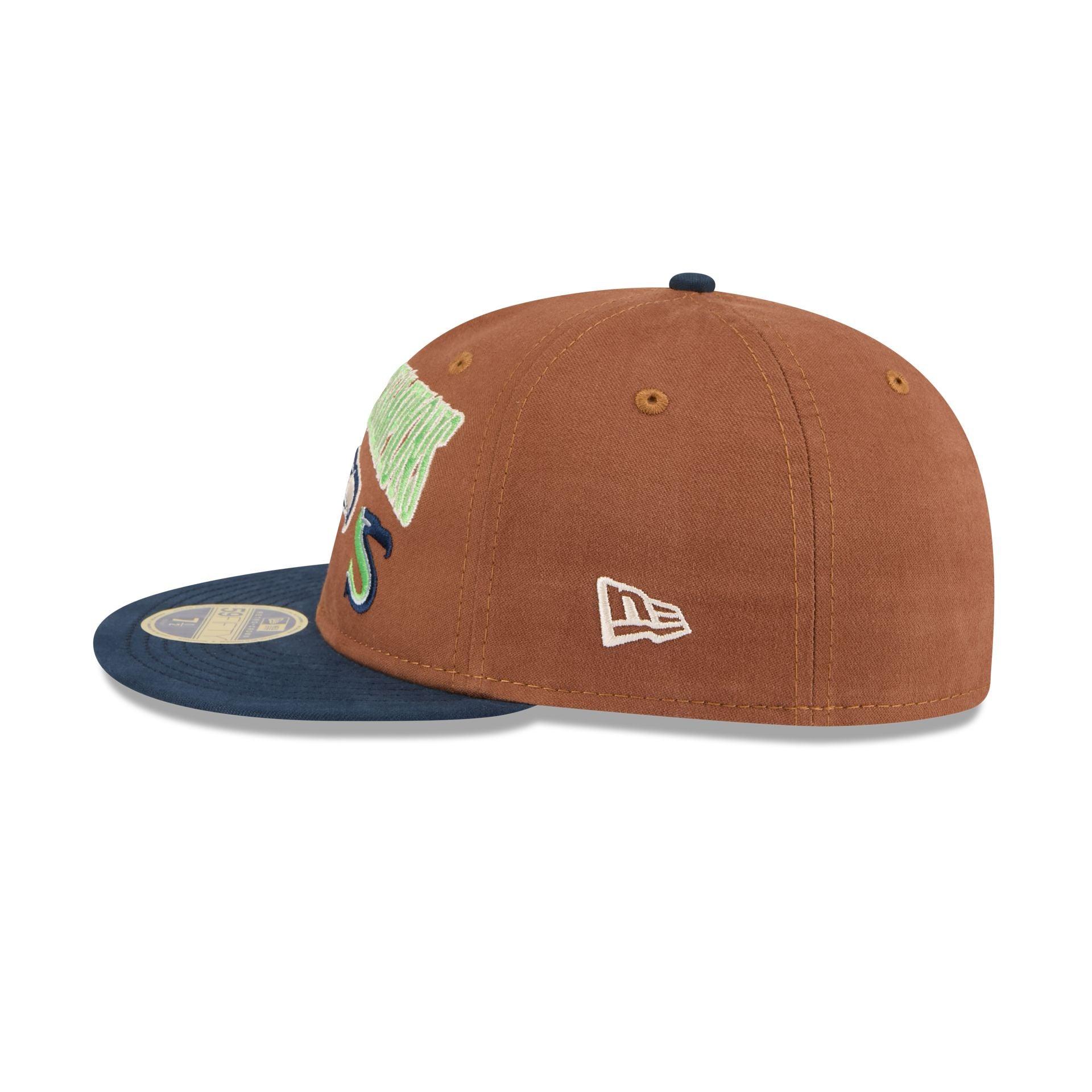 Seattle Seahawks Champions Retro Crown 59FIFTY Fitted Hat Male Product Image