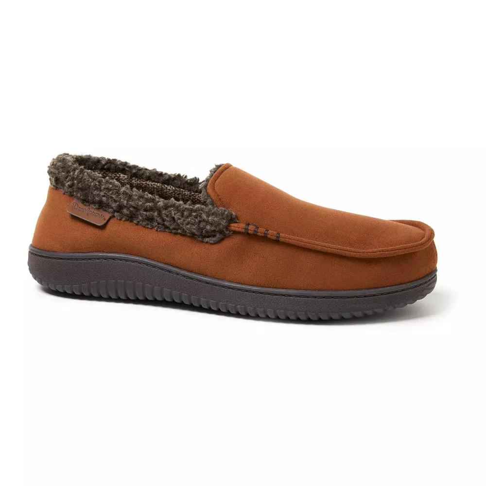 Dearfoams Alexander Microsuede Men's Moccasin Slippers,  Product Image