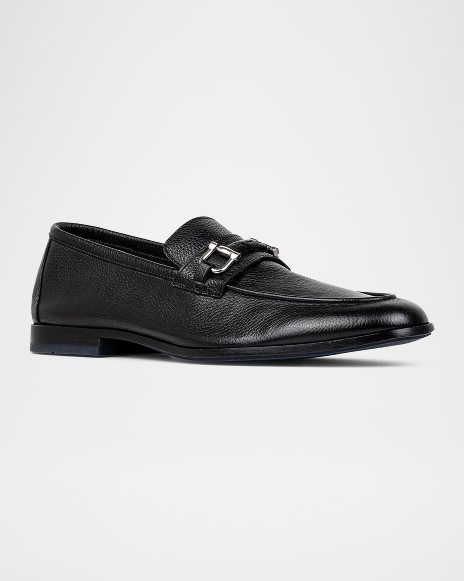 Men's Slade Tumbled Leather Bit Loafers Product Image