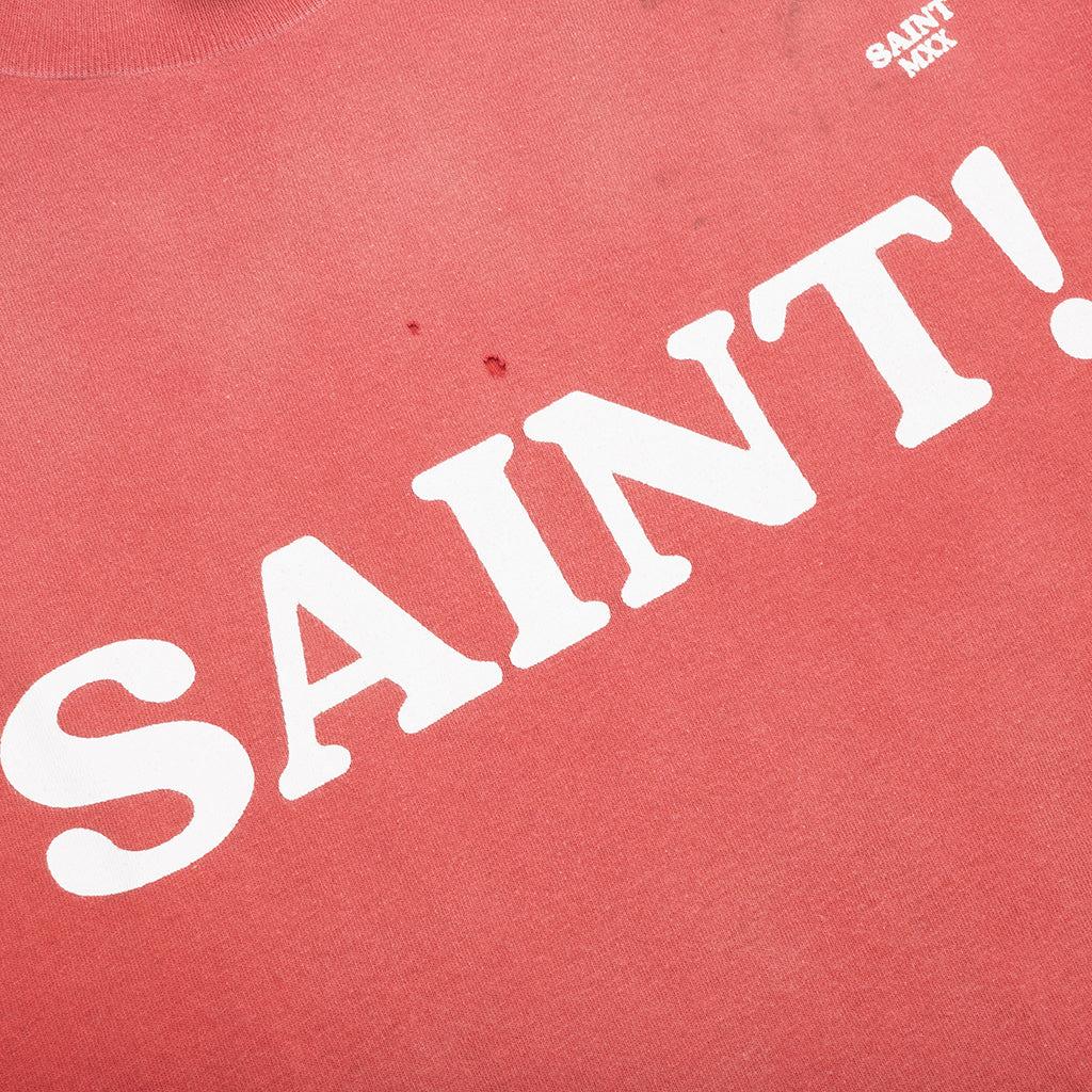 Saint! S/S Tee - Red Male Product Image