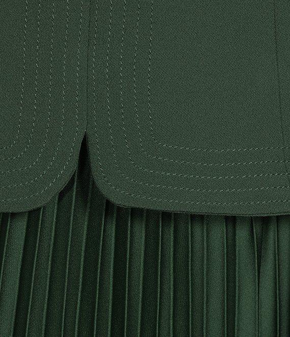 Antonio Melani Billie Crepe Strapless Pleated Maxi Dress Product Image