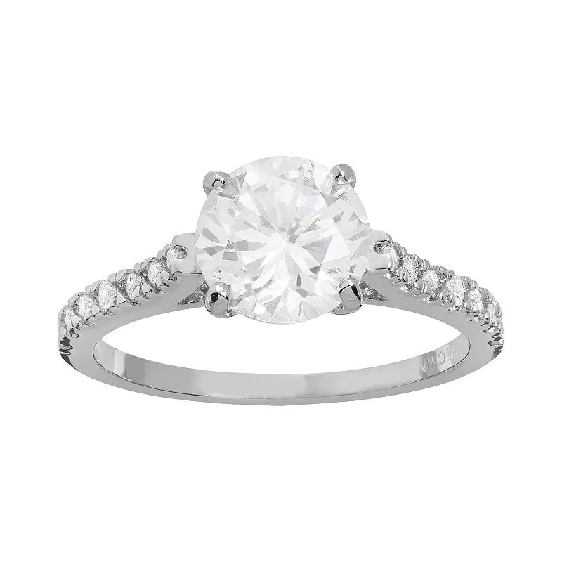 Sophie Miller Cubic Zirconia Sterling Silver Ring, Women's,  Product Image