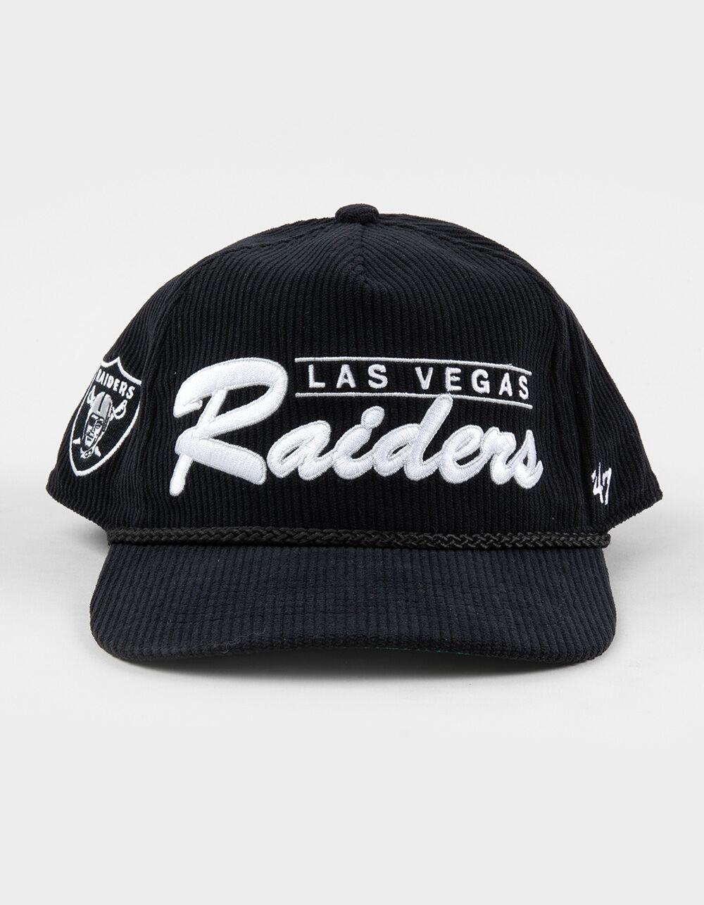 47 BRAND Las Vegas Raiders Double Header '47 Hitch Snapback Hat - BLACK Product Image