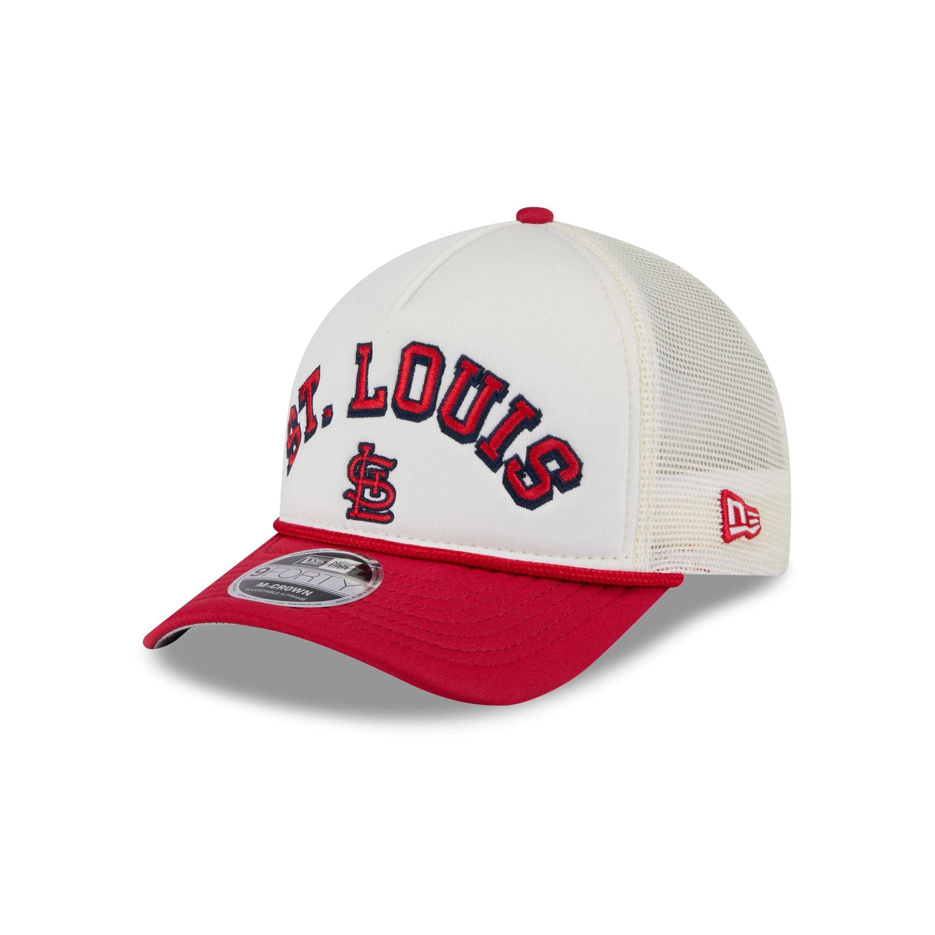 St. Louis Cardinals Chrome Arch 9FORTY M-Crown A-Frame Trucker Hat Male Product Image