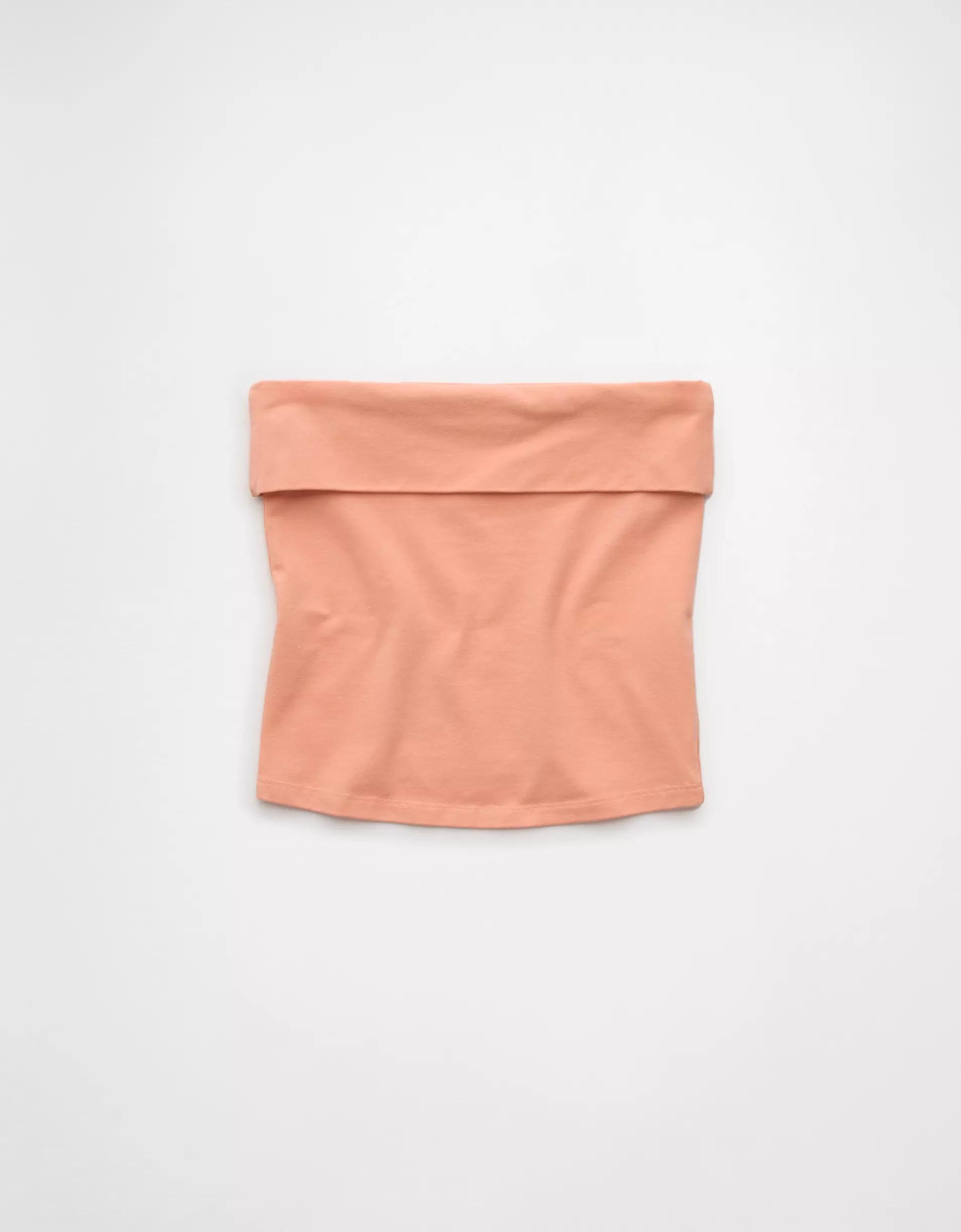 AE It Knit Foldover Tube Top Product Image