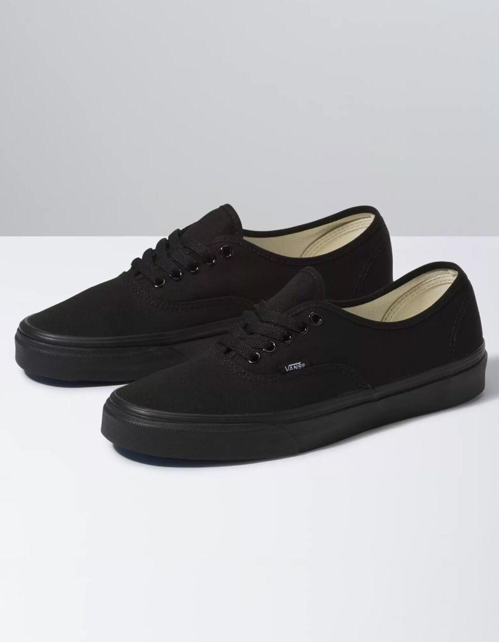 VANS Authentic Black & Black Shoes - BLACK/BLACK Product Image
