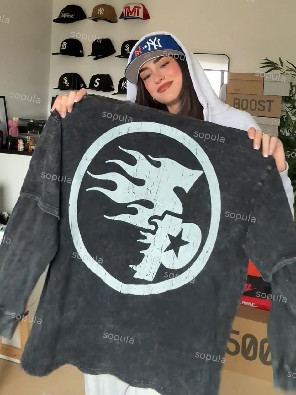 Sopula Fear Nothing, Create Everything Vintage Characters Cotton Long Sleeve T-Shirt Product Image