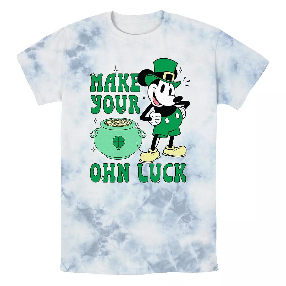 Disney's Mickey Mouse Make Your Own Luck Bombard Wash Men's Graphic Tee,  Product Image