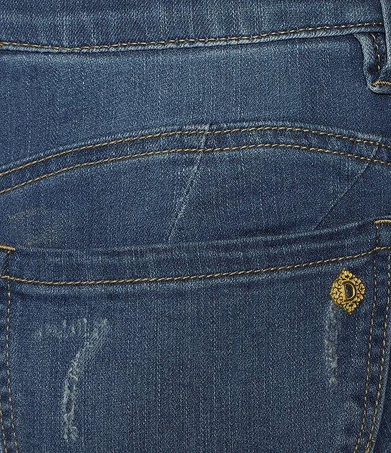 Democracy #double;Ab#double;solution® Stretch Slim Straight-Leg Ankle Cuffed Skimmer Jeans Product Image