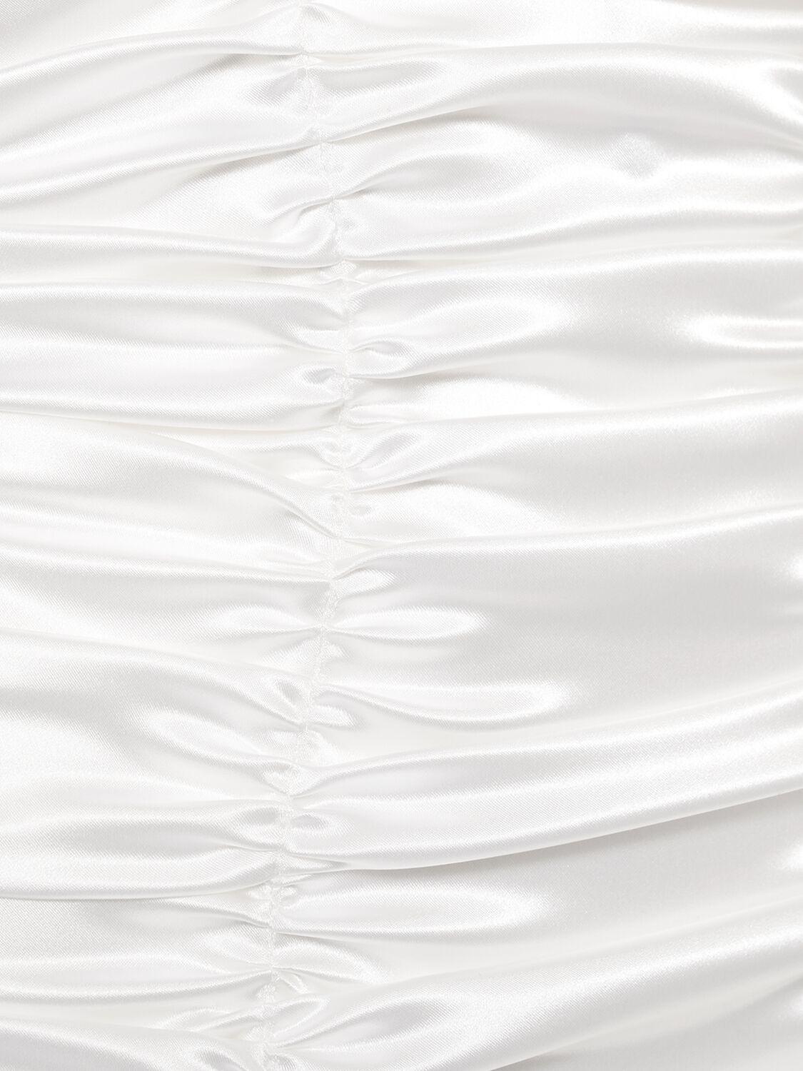 DOLCE & GABBANA Knee Length Dress Adjustable Straps In White Product Image