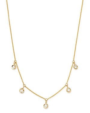 Womens Diamond By The Inch 18K Yellow Gold & Diamond Dangle Necklace Product Image