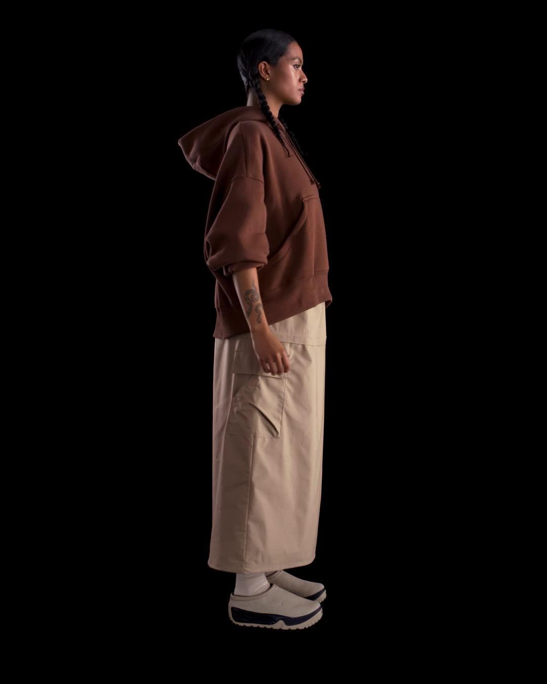 Womens Nike Sportswear Phoenix Fleece Over-Oversized Pullover Hoodie | DQ5858-265 Product Image