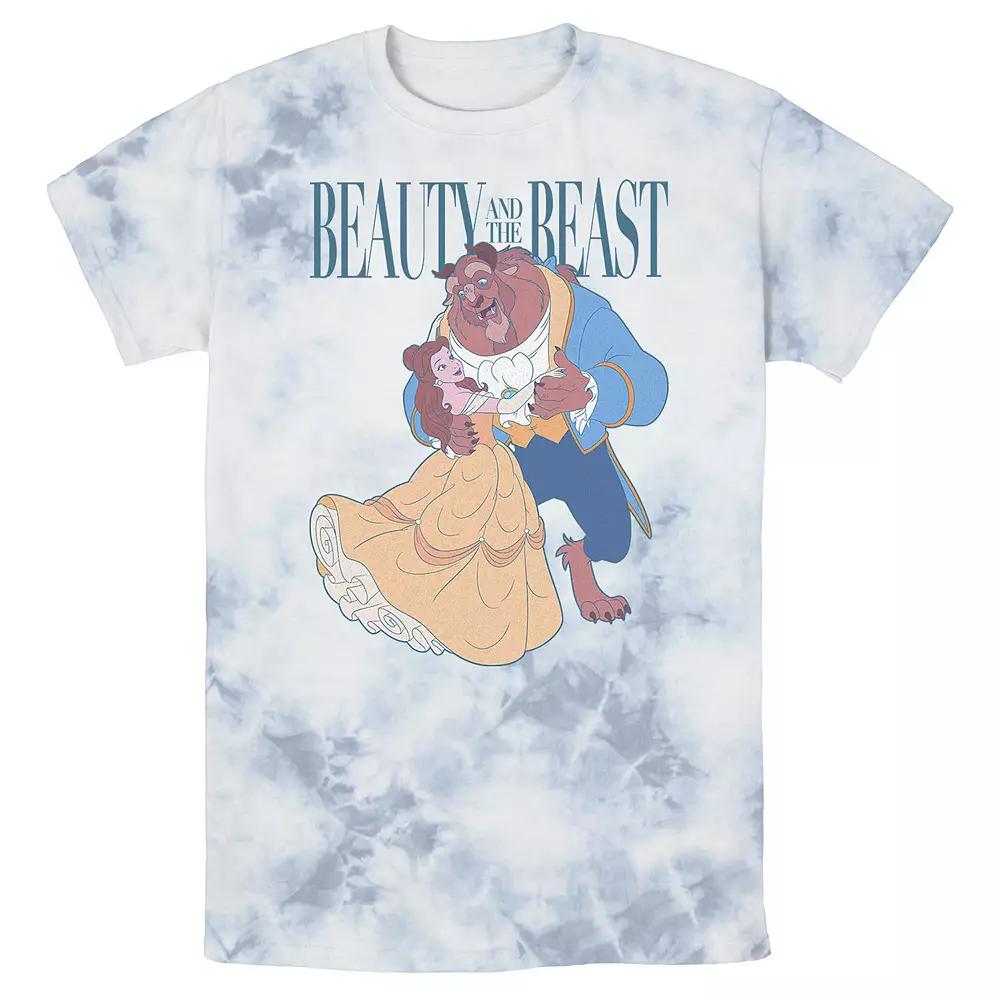 Men's Disney Beauty And The Beast Belle And Beast Classic Portrait Bomabrd Wash Tee, Boy's,  Product Image