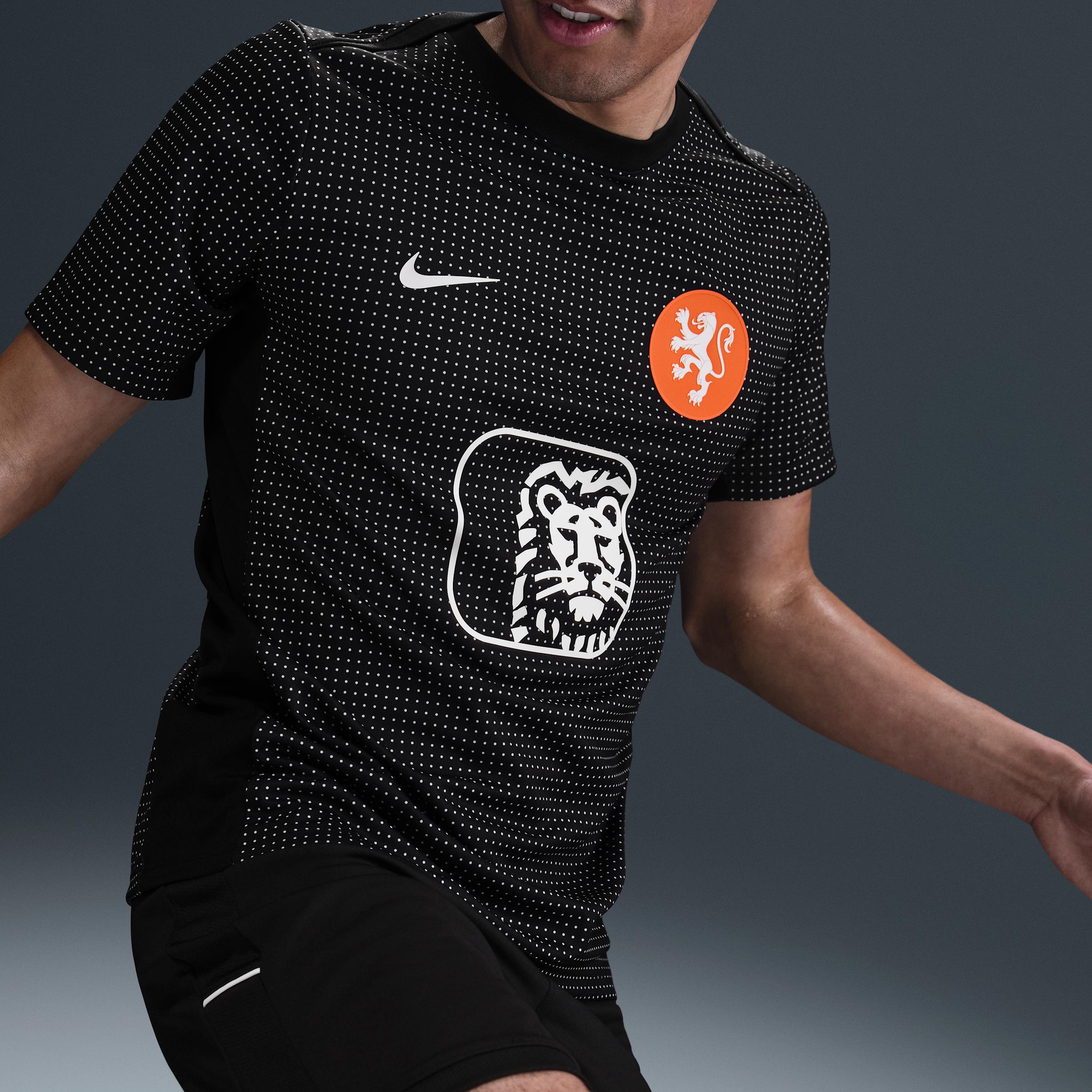 Netherlands Academy Pro Nike Men's Dri-FIT Soccer Pre-Match Short-Sleeve Top Product Image