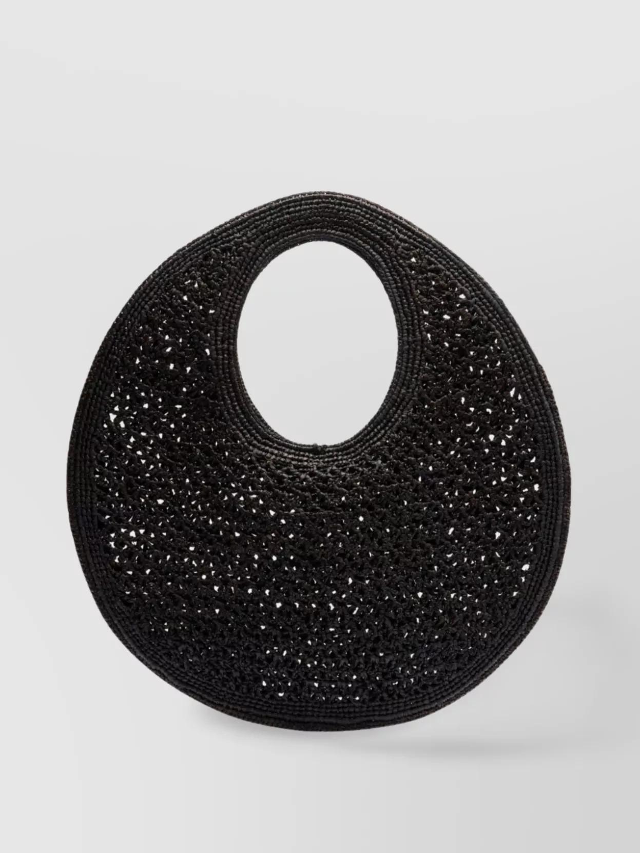 Le Rond Spiaggia raffia shoulder bag Product Image