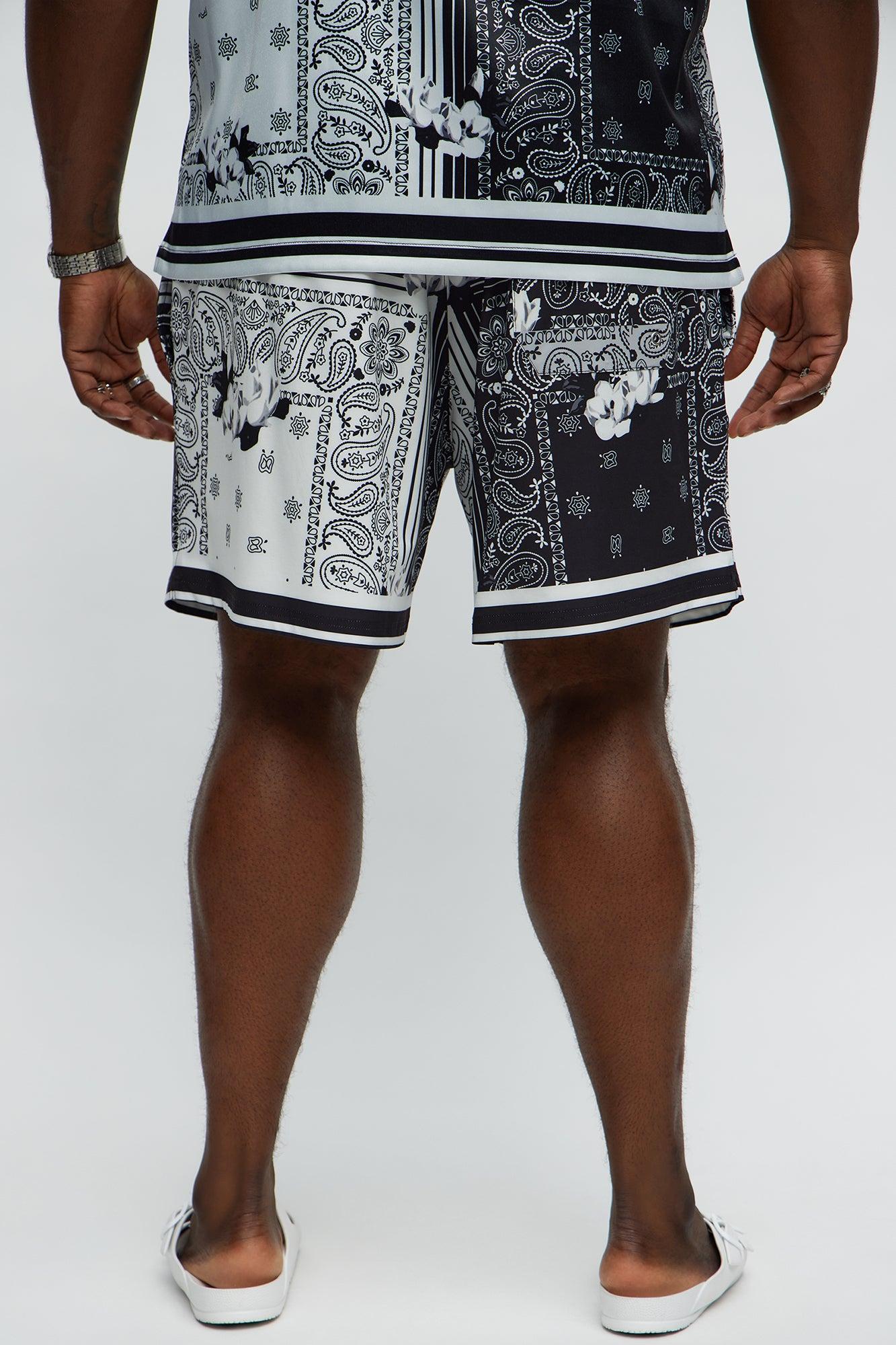 Paisley Drift Swim Classic Trunk - Black/combo Male Product Image