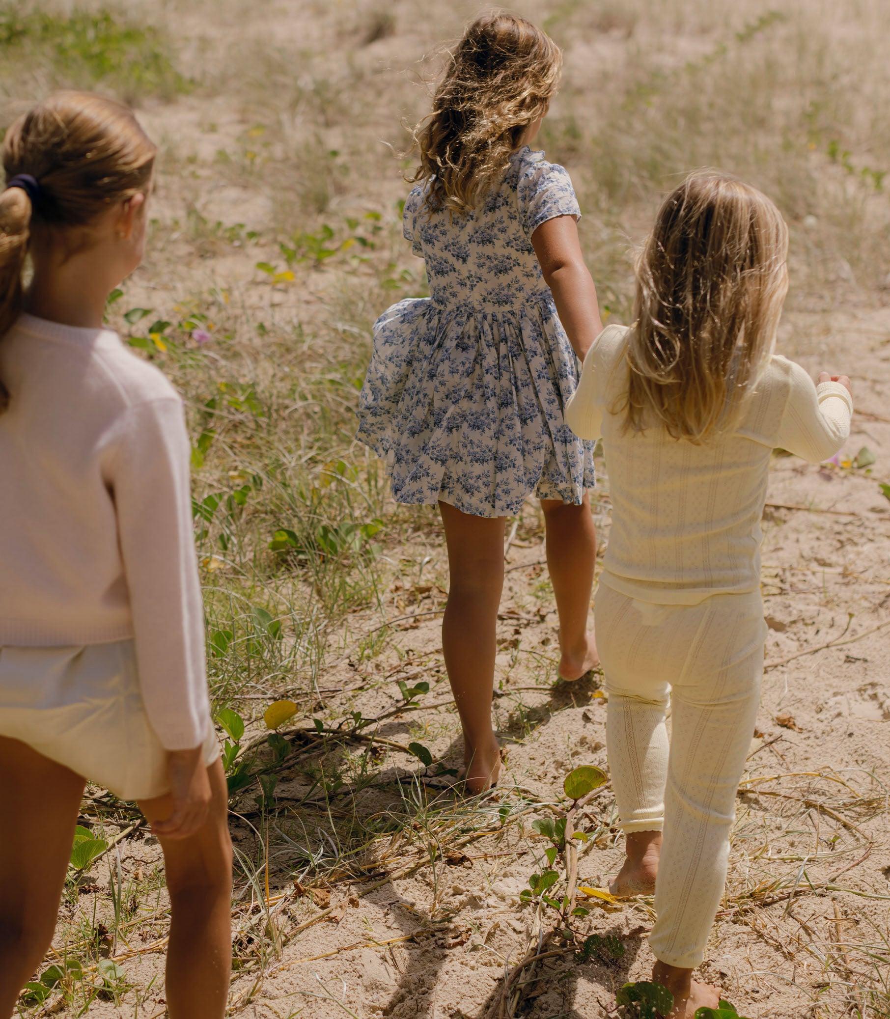 DUA DRESS -- BLEU ROSIER FLORAL Product Image