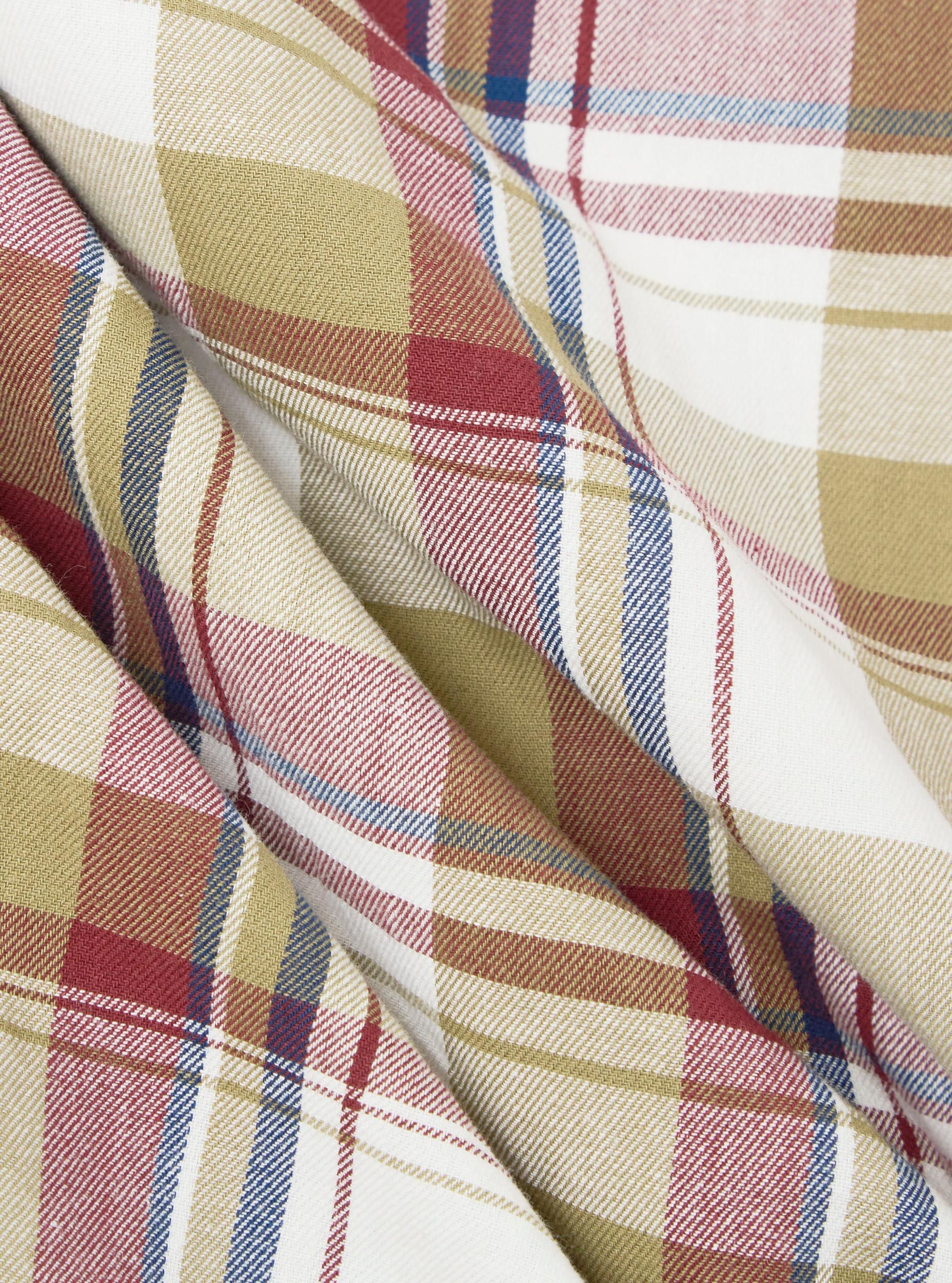 Red/Brown Kip Check Long Pyjama Set Product Image