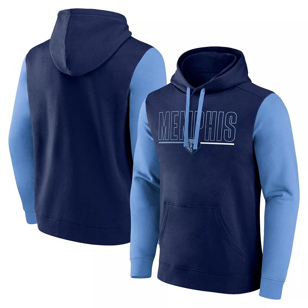 Men's Fanatics Powder Blue/Gold Los Angeles Chargers Outline Pullover Hoodie,  Product Image