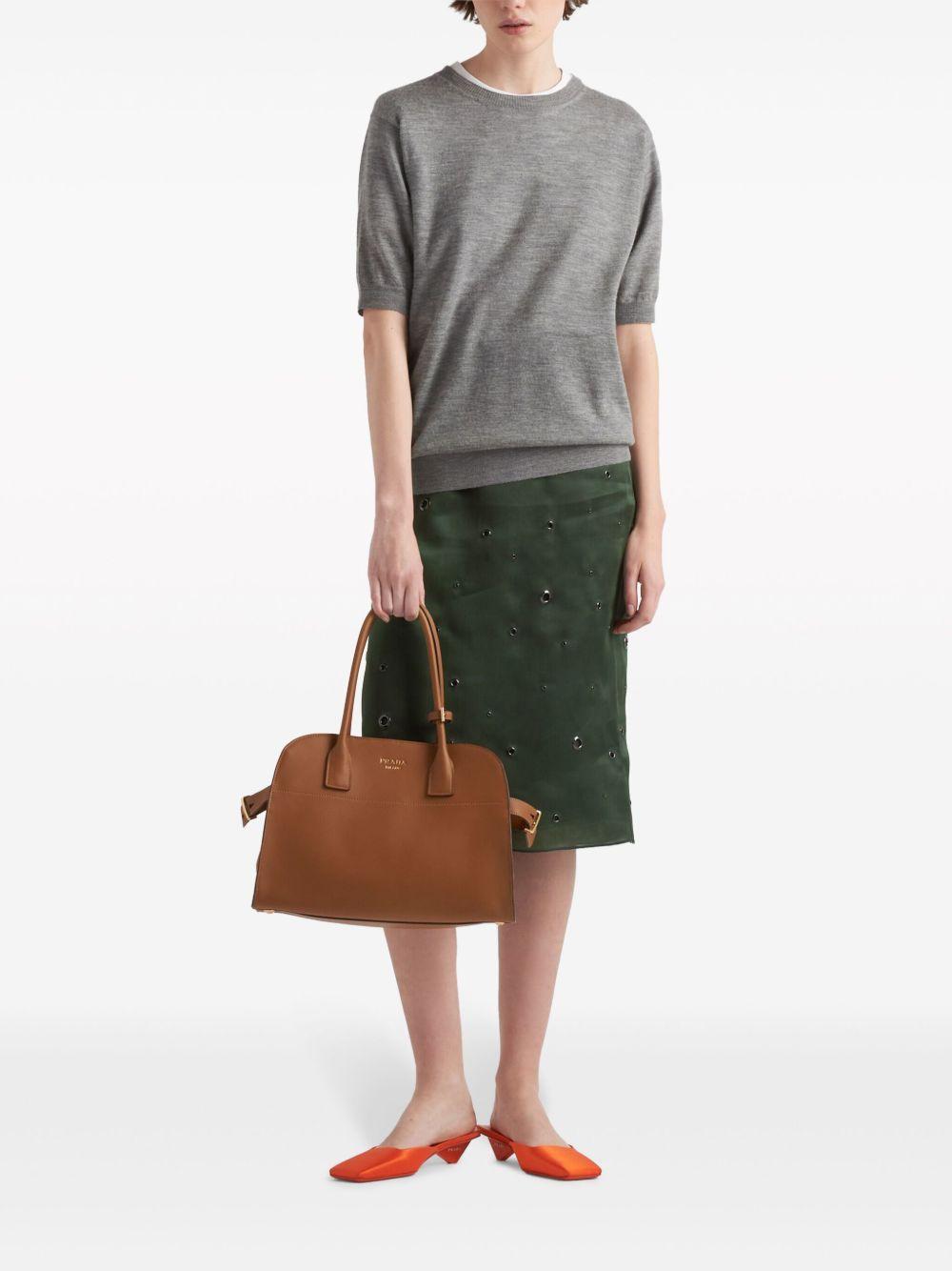 medium leather tote bag Product Image