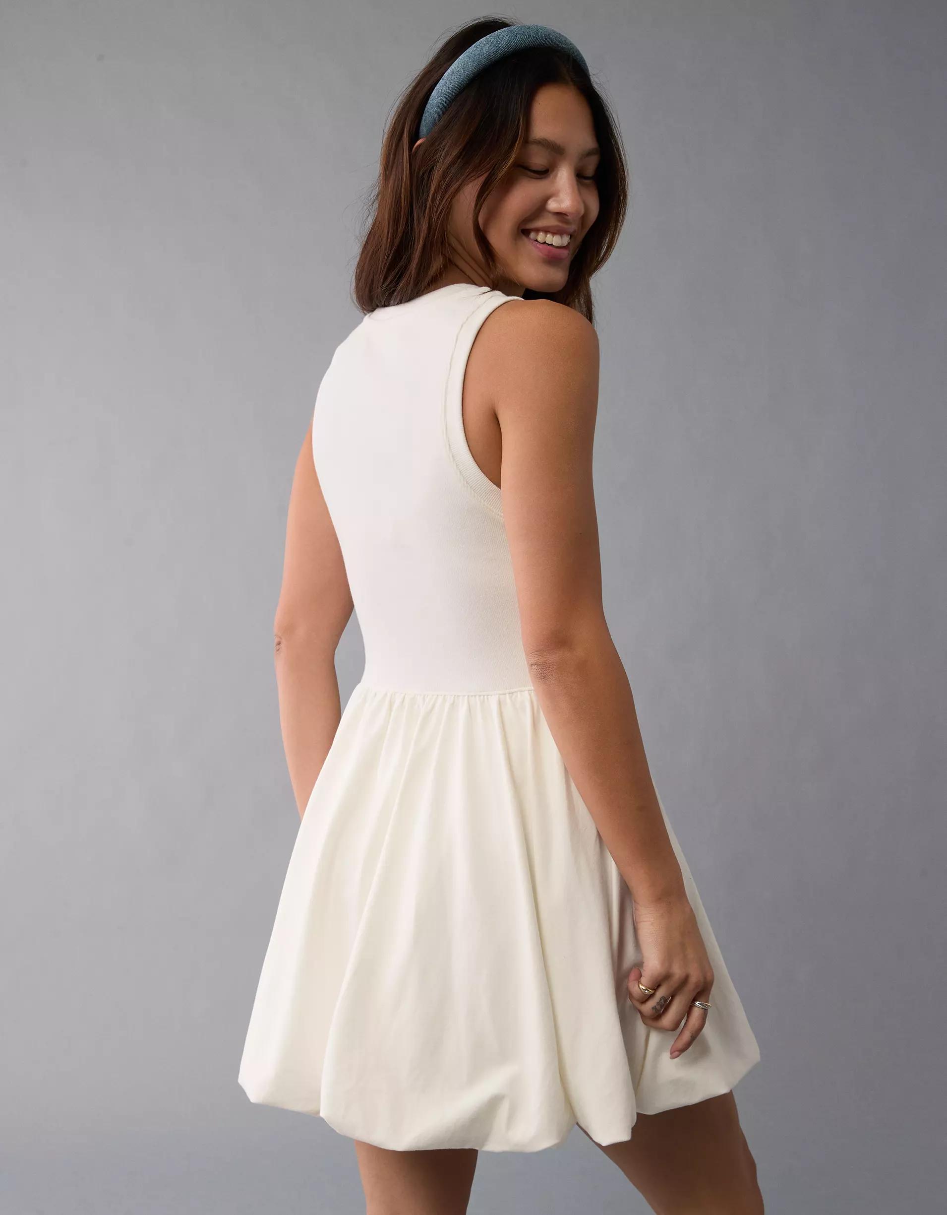 AE Bubble Skirt Mini Dress Product Image