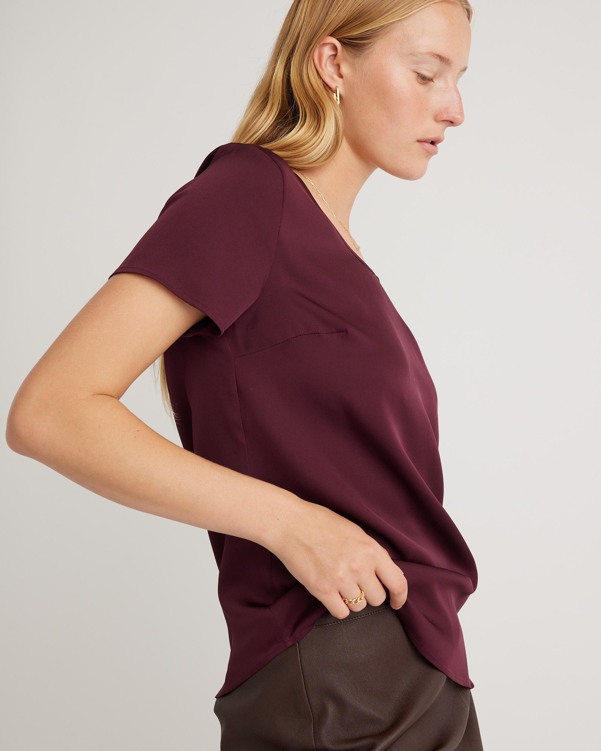 Quince | Women's Washable Stretch Silk T-Shirt Size XL Product Image