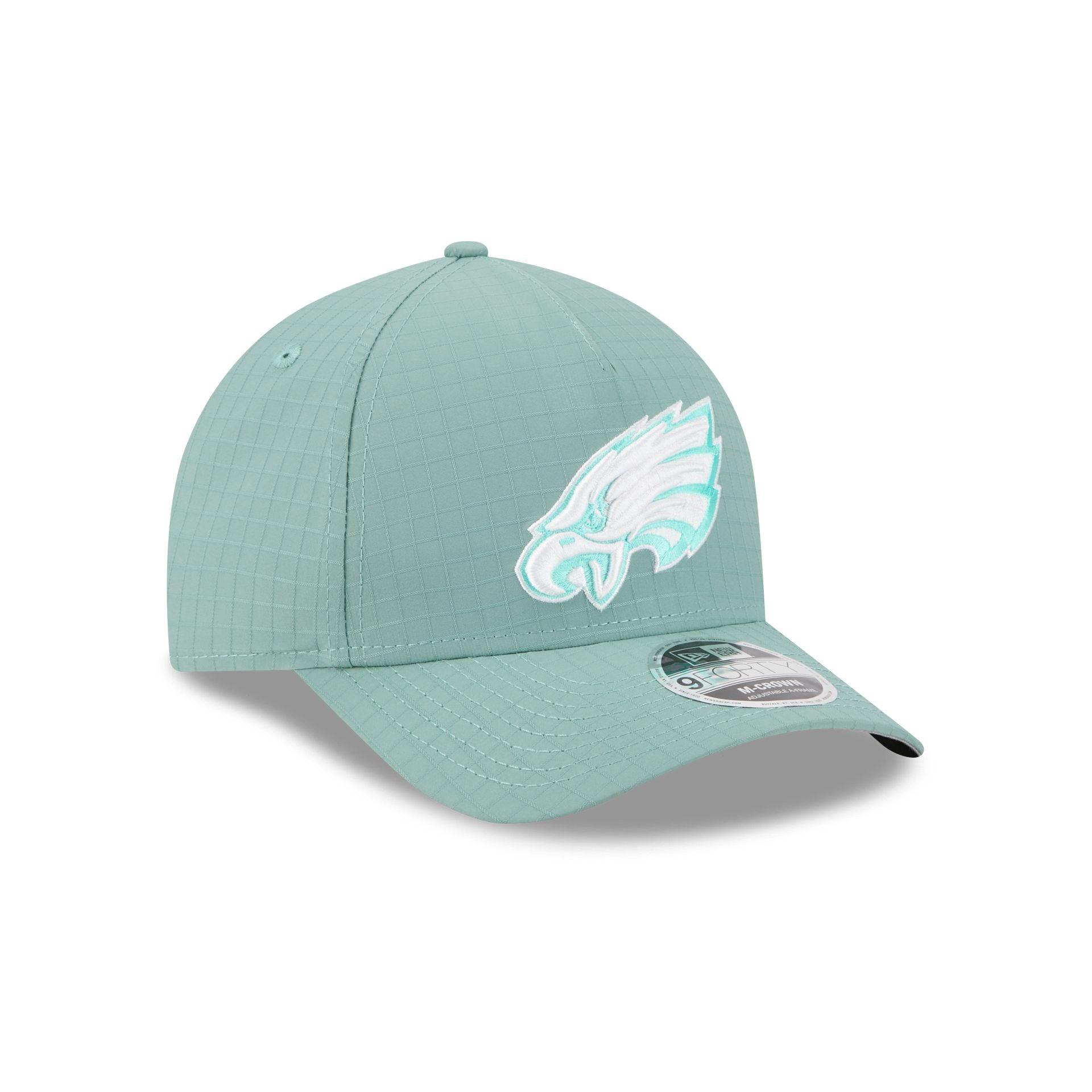 Philadelphia Eagles Green Ripstop 9FORTY M-Crown A-Frame Snapback Hat Male Product Image