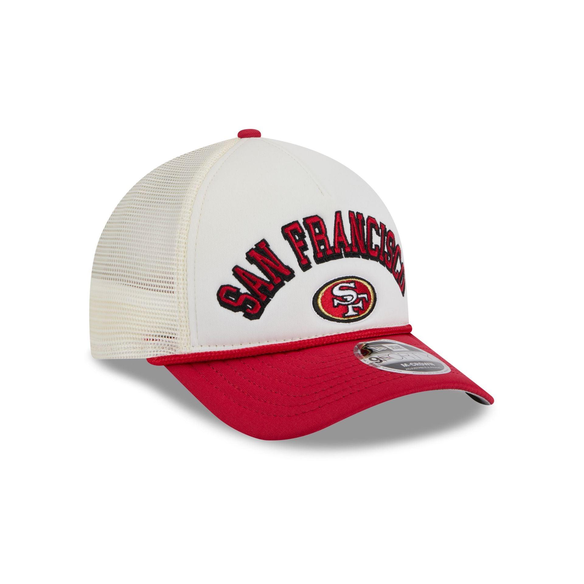 San Francisco 49ers Chrome Arch 9FORTY M-Crown A-Frame Trucker Hat Male Product Image