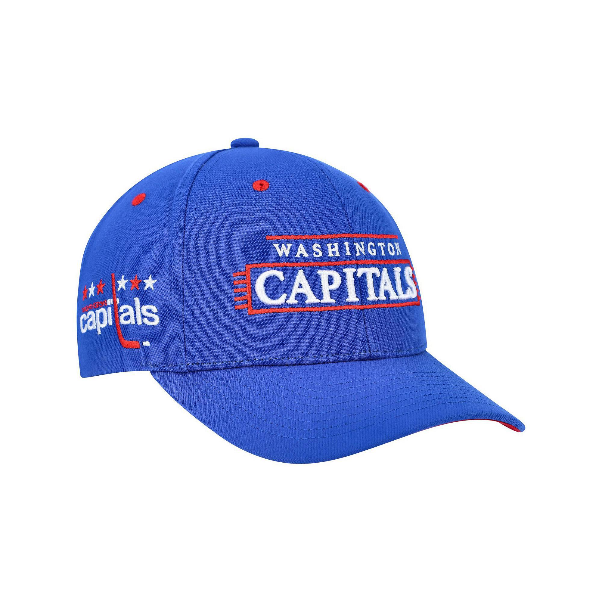 Men's Mitchell & Ness Blue Washington Capitals LOFI Pro Snapback Hat Product Image